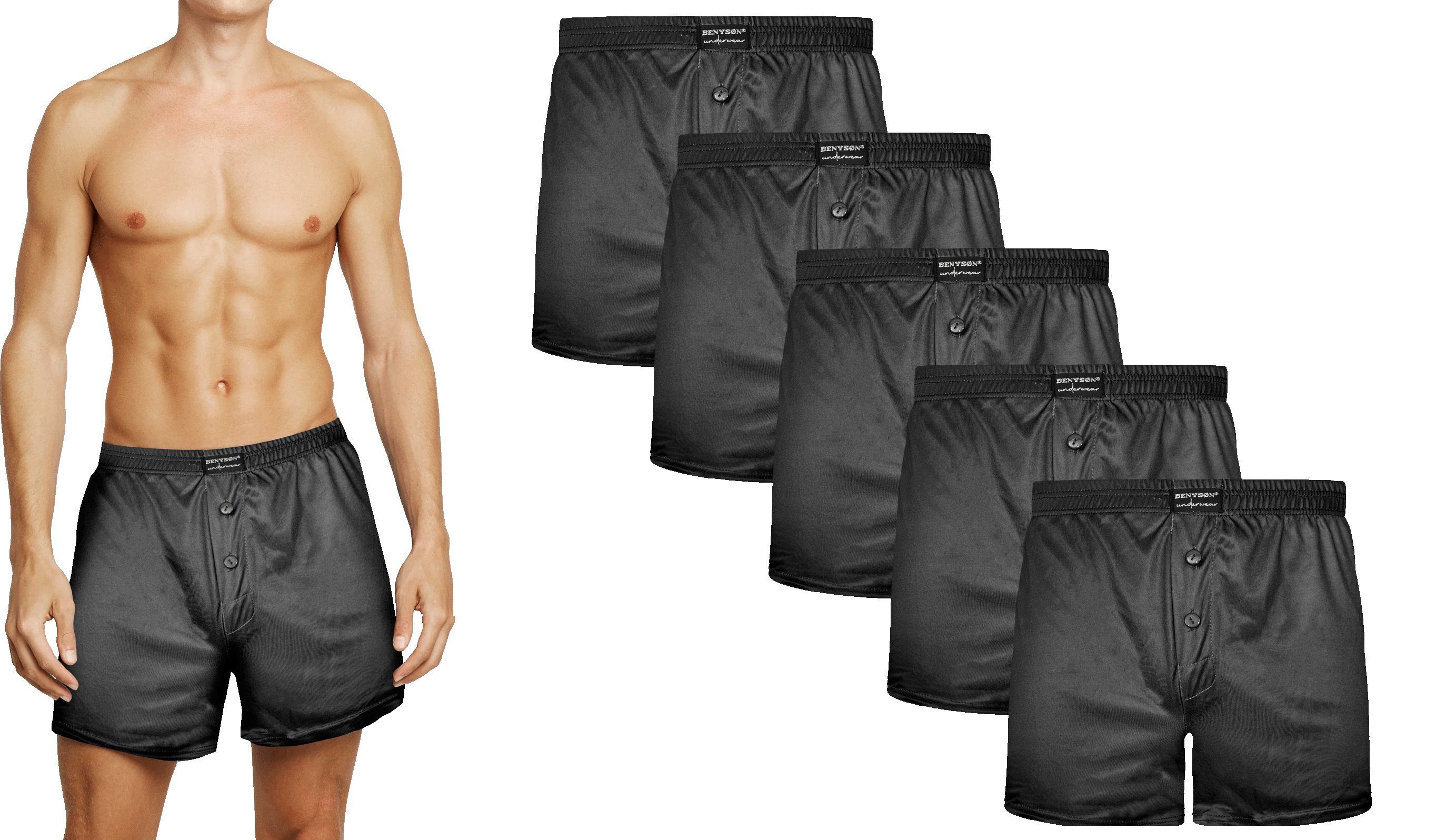 Rungassi Boxer 5er Set Herren Boxershorts Unterhosen Slip BENYSØN