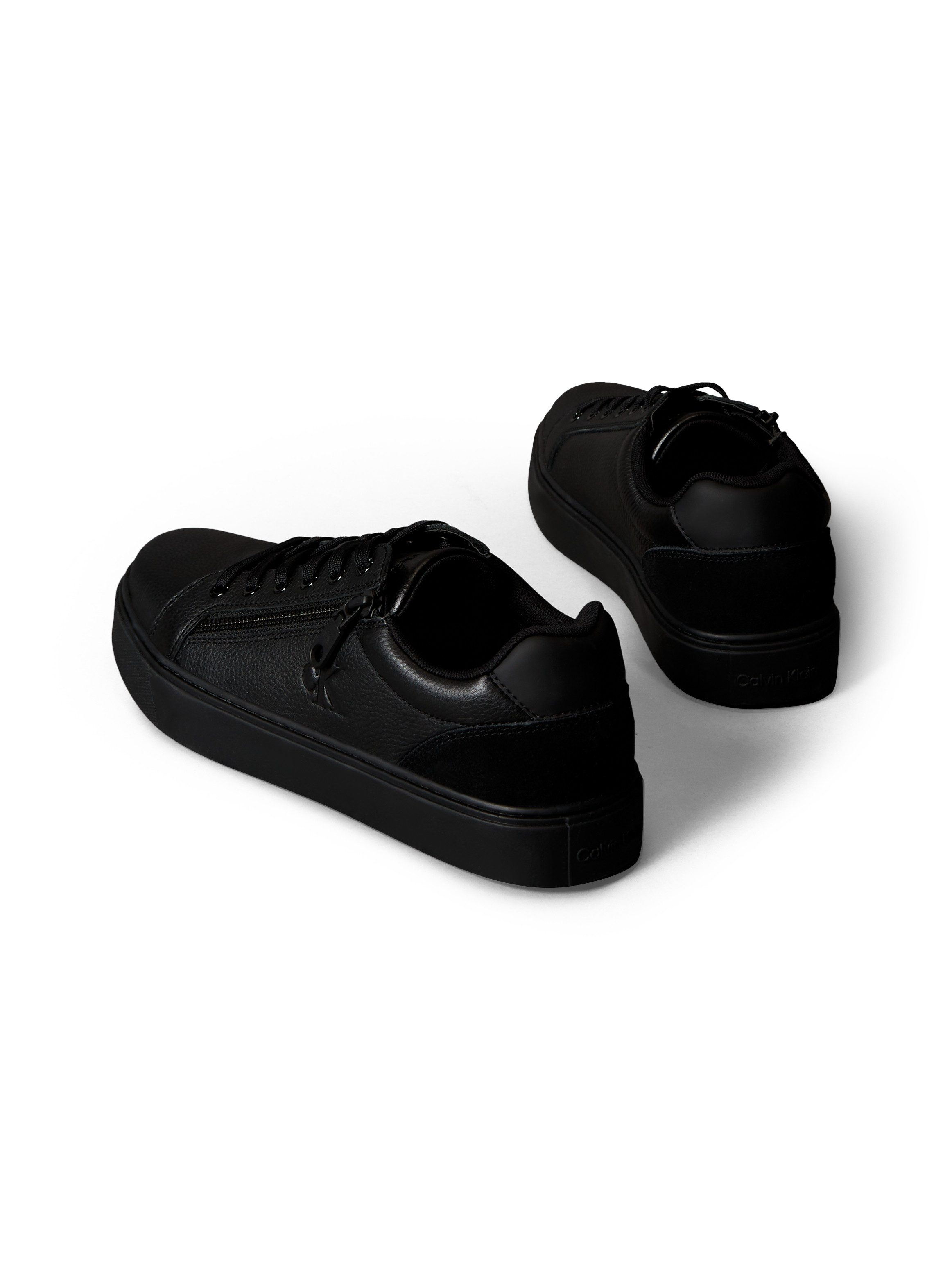 Calvin Klein Jeans CLASSIC CUP LACEUP ZIP LTH Sneaker Schnürschuh, Freizeitschuh, im Basic-Design