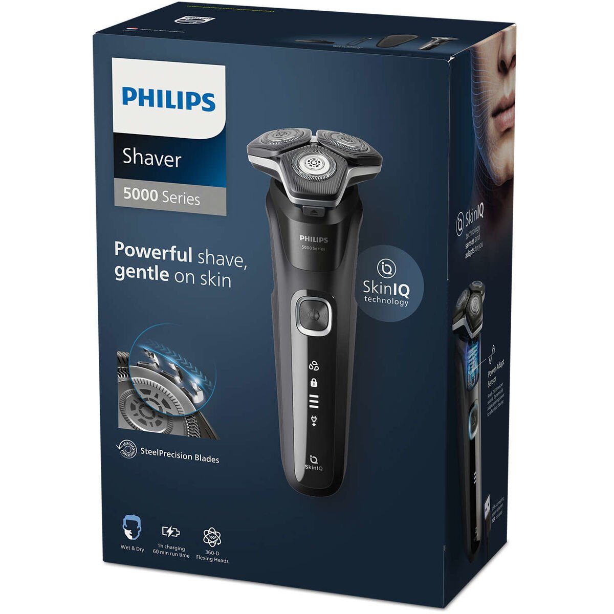 Philips Elektrorasierer Philips Haarschneider Rasierer S589835 Akku aufladbar