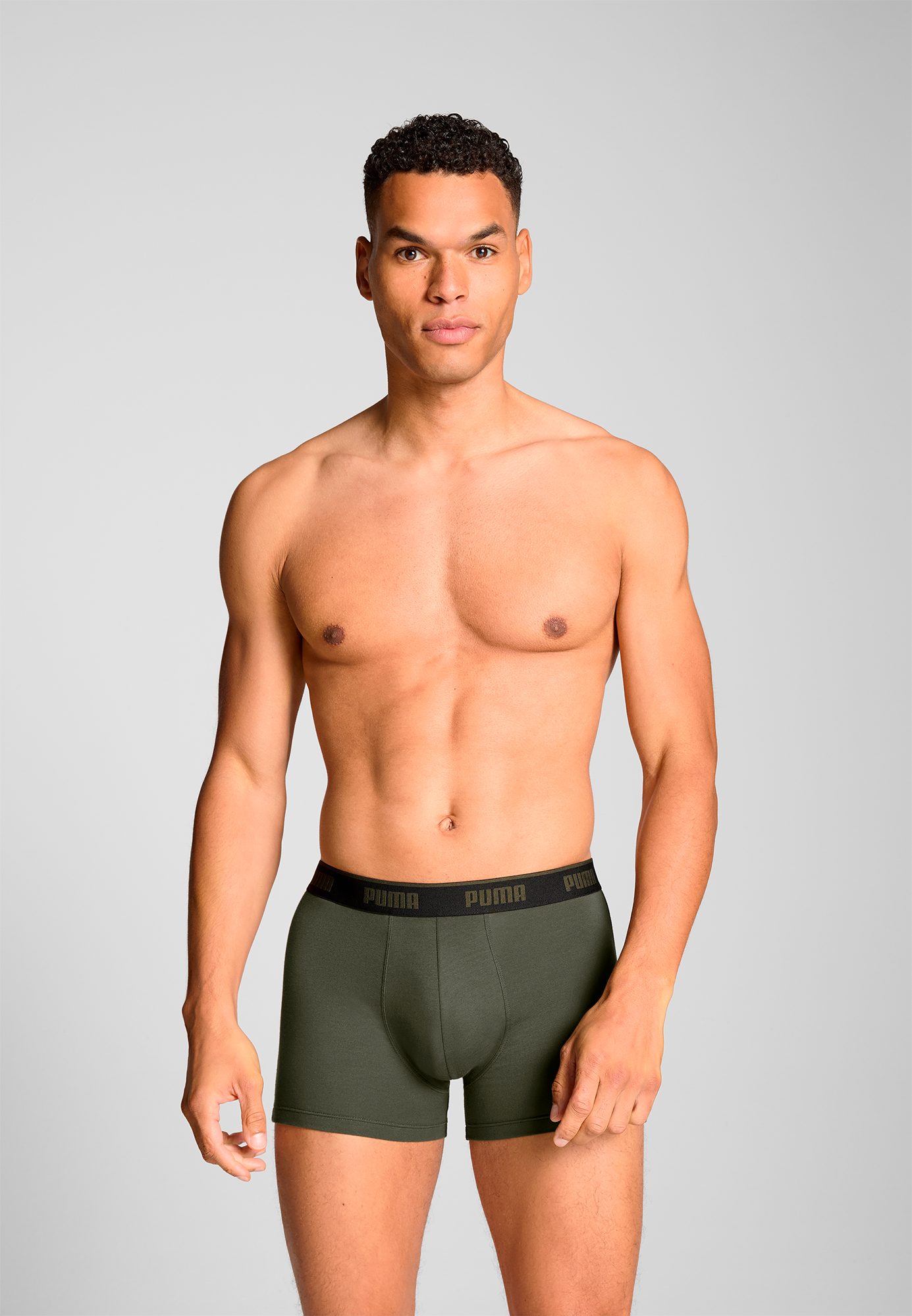 PUMA Boxershorts PUMA MEN EVERYDAY BASIC BOXERS (3er Pack) Komfortabler elastischer Logobund