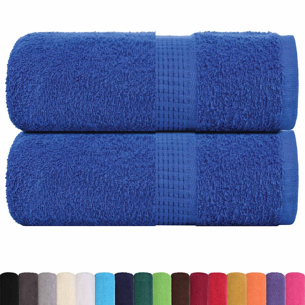 vidaXL Handtuch Seiftücher 2 Stk. Blau günstig online kaufen