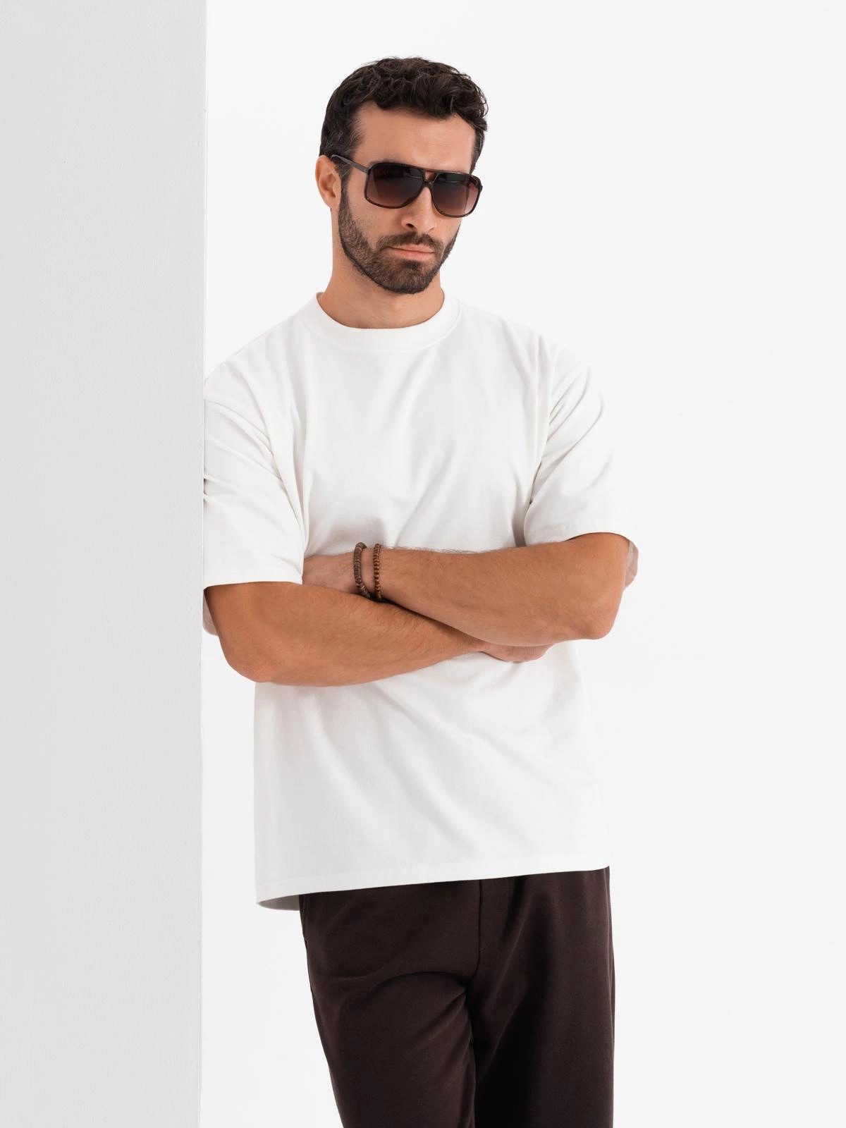 OMBRE T-Shirt Baumwoll-T-Shirt LOOSE FIT mit günstig online kaufen