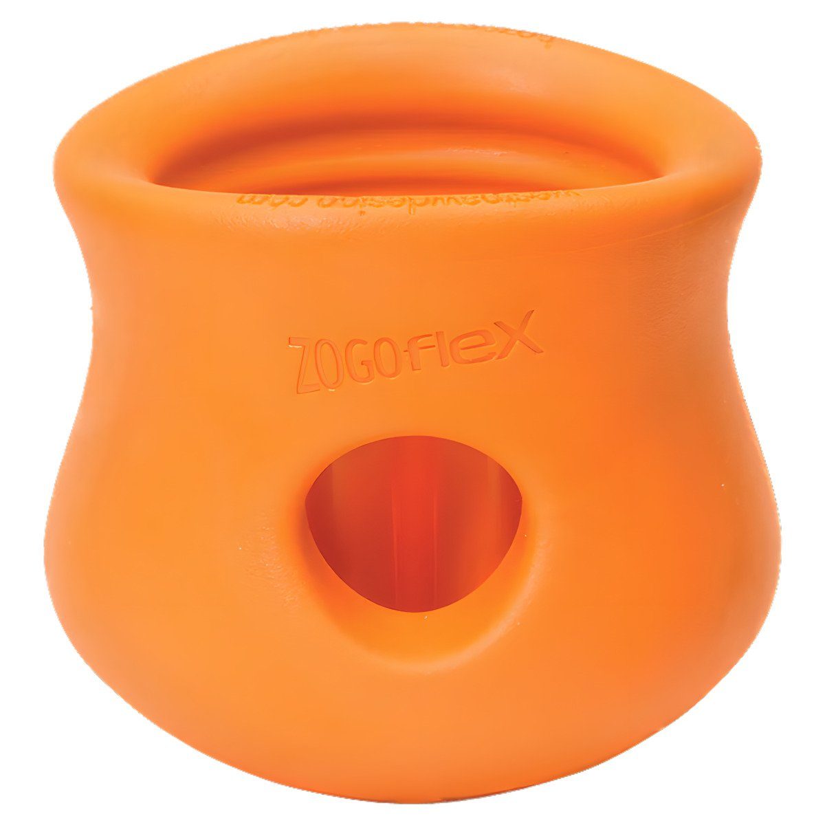 West Paw Tier-Intelligenzspielzeug Hundespielzeug Zogoflex Toppl orange