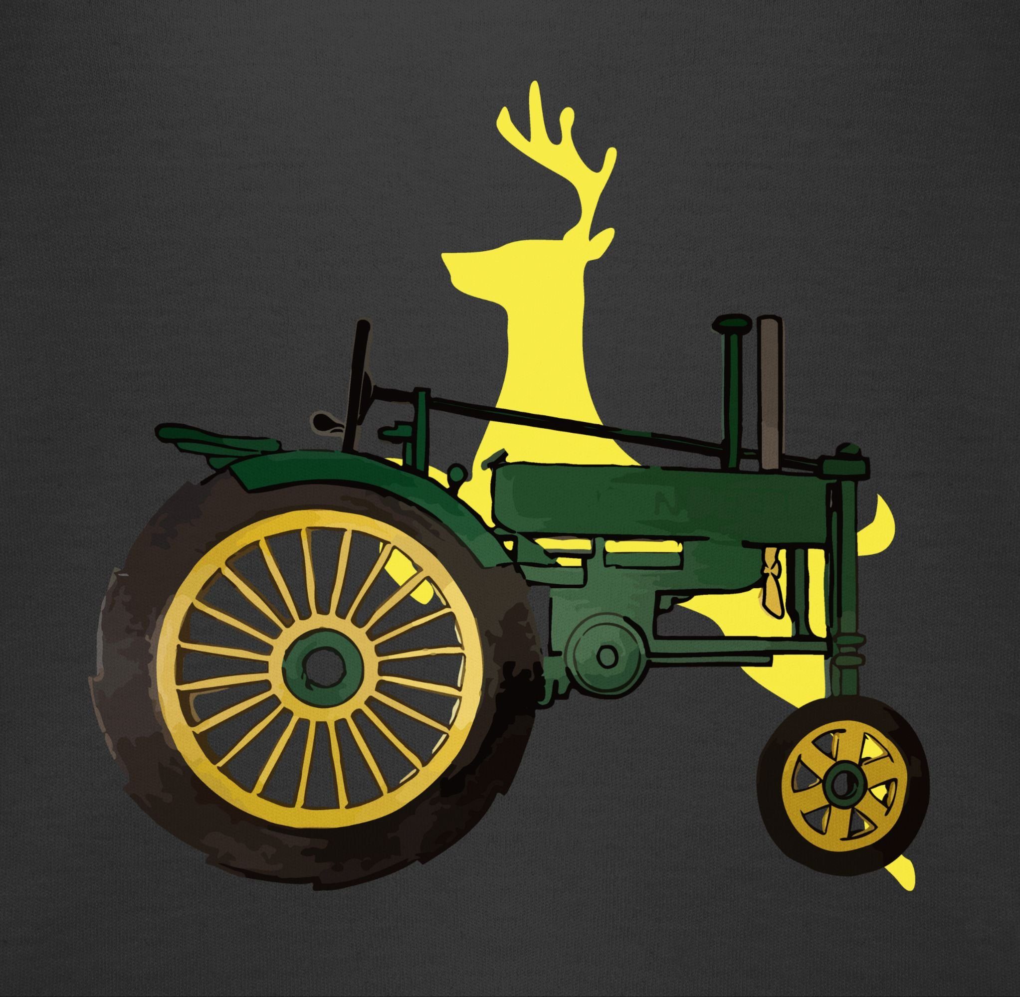 Traktor Hirsch Schwarz Deer Shirtracer 2 Shirtbody Traktor