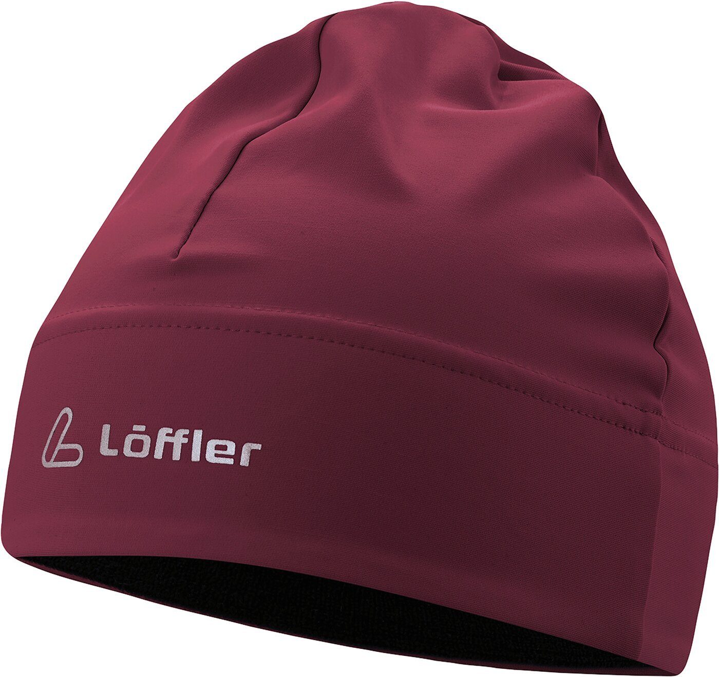 Löffler Jerseymütze MONO HAT Sport-Mütze purpur-rot