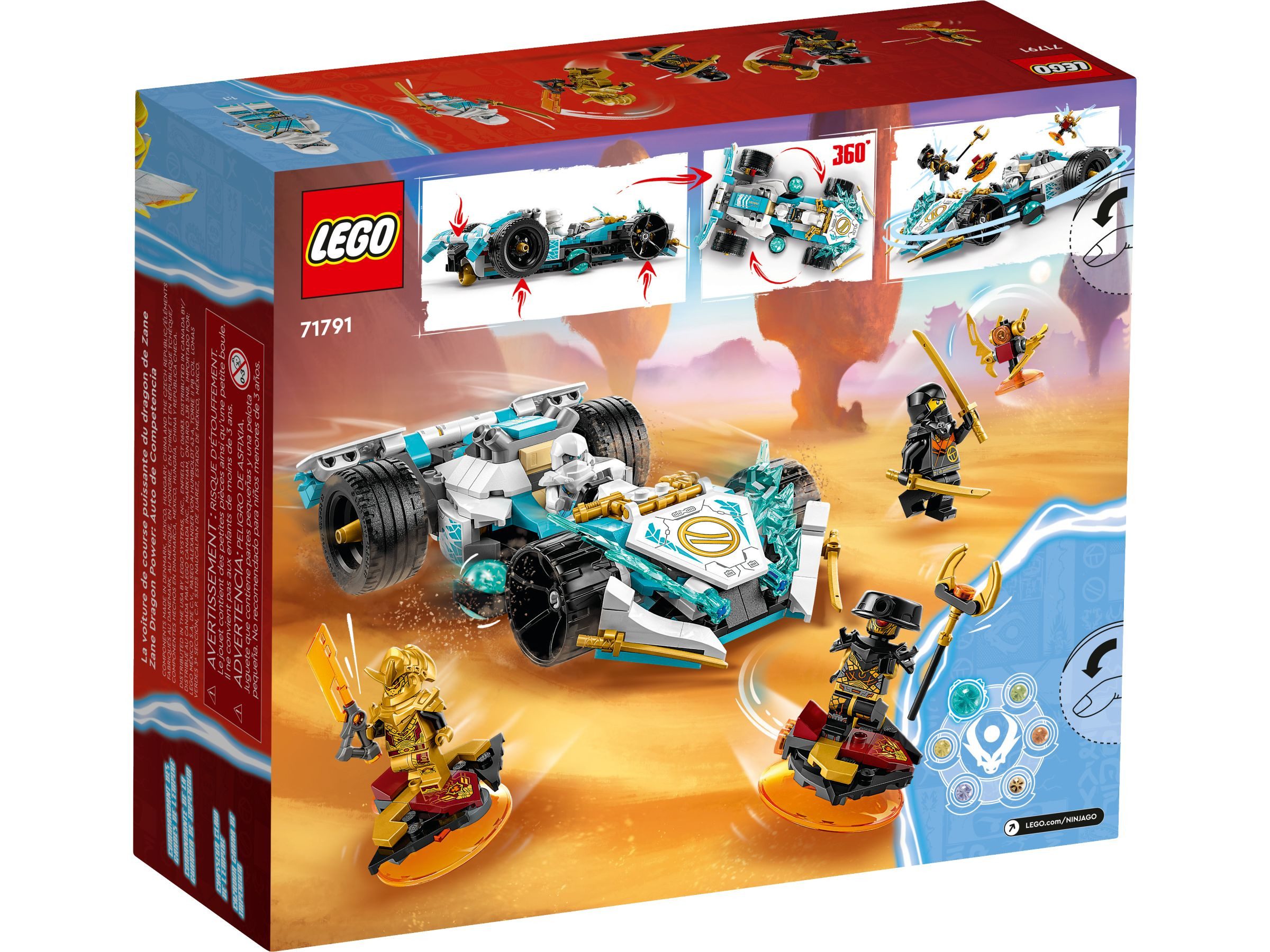 LEGO® LEGO® Ninjago 71791 Zanes Drachenpower-Spinjitzu-Rennwagen günstig online kaufen