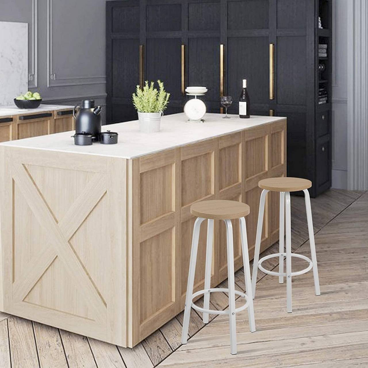 Woltu Barhocker (2 St), Bistrohocker Tresenhocker günstig online kaufen