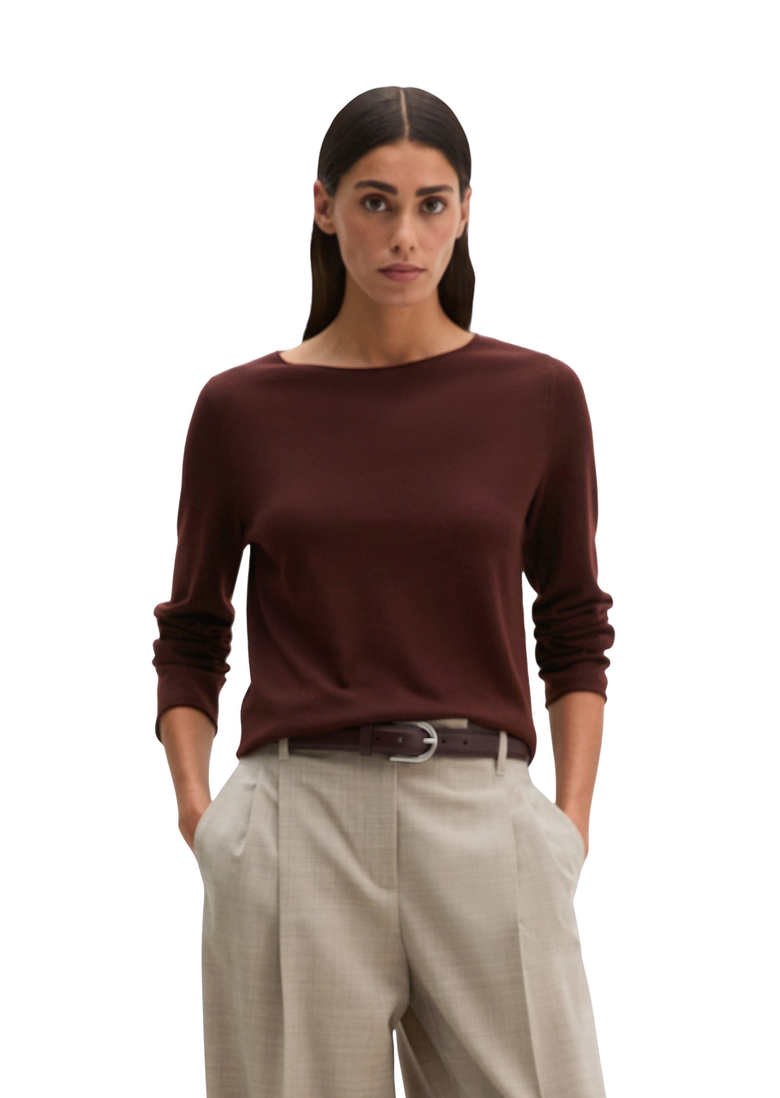 Marc O'Polo Strickpullover aus weicher Merinowolle