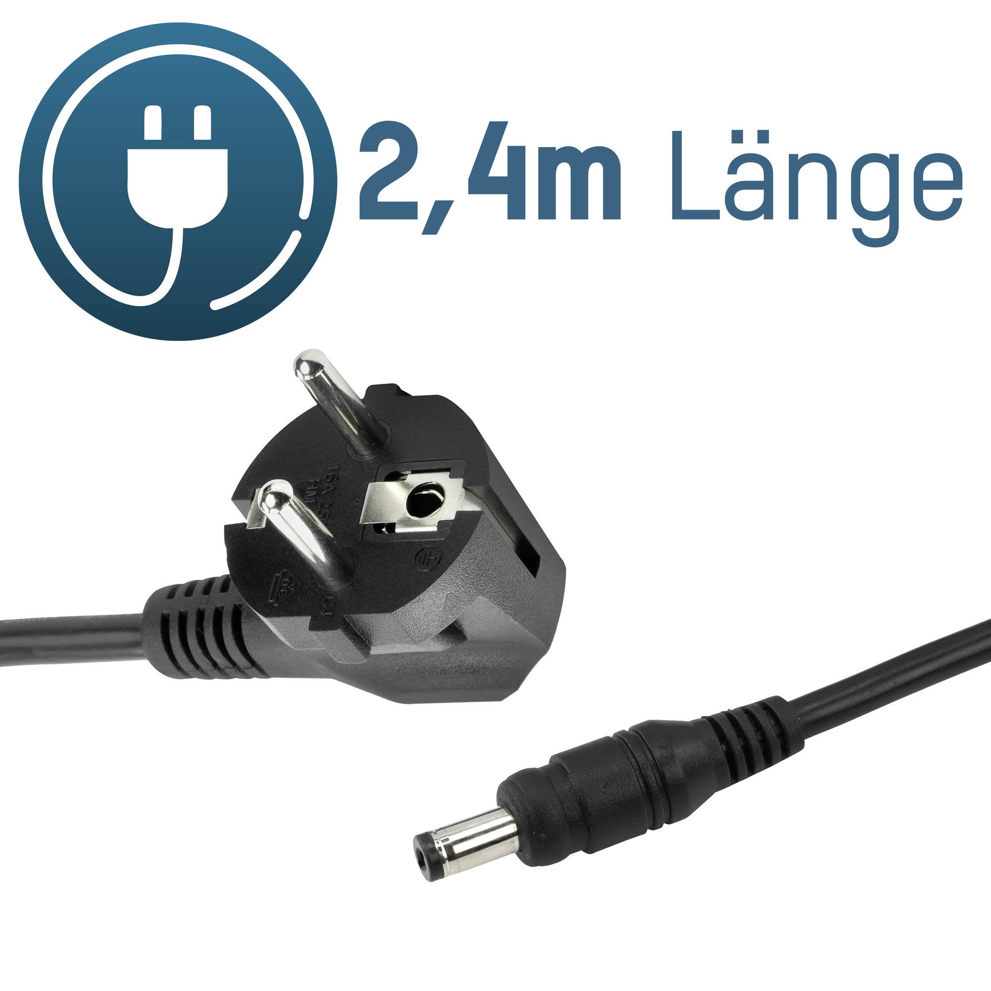 ANSMANN AG Netzteil Ladegerät Ladekabel mit 42V 2A für 36V E-Bike Akkus Universal-Ladegerät