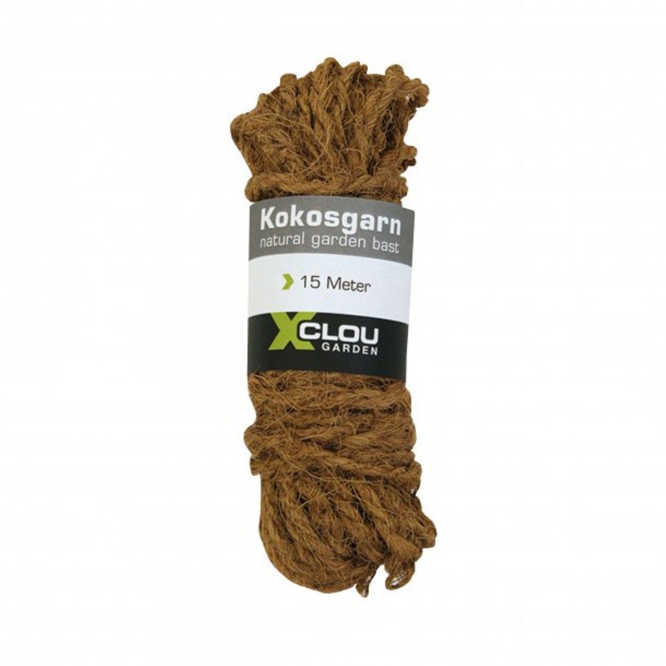 XCLOU Anbindestrick, (1-tlg), Natur-Kokosgarn 15 m, Ideal als Pflanzenbinder & Baumanbinder