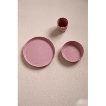 Sebra Kindergeschirr-Set Geschirr-Set MUMS Blossom Pink (3-teilig)