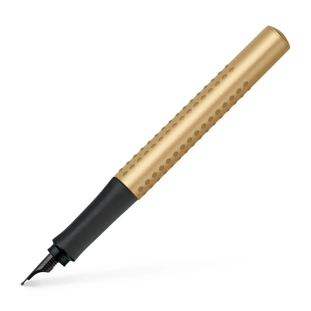 Faber-Castell Füllfederhalter Faber Castell Grip Füller Feder B Gold Soft Griffzone Edelstahlfeder