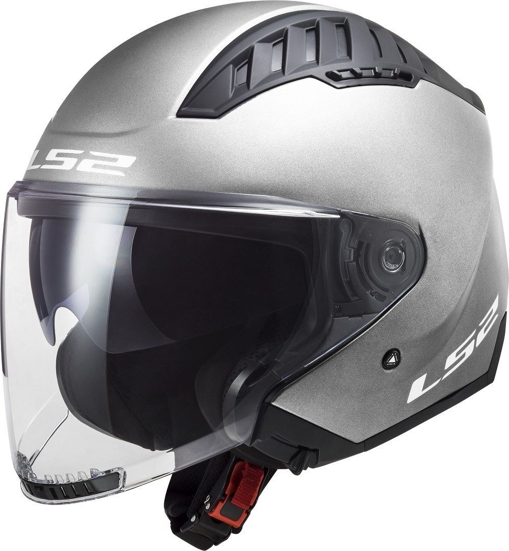 LS2 Jethelm Copter – Motorradhelm, Größe S, In Crispy Military Green/Orange, Für Roller & Motorräder