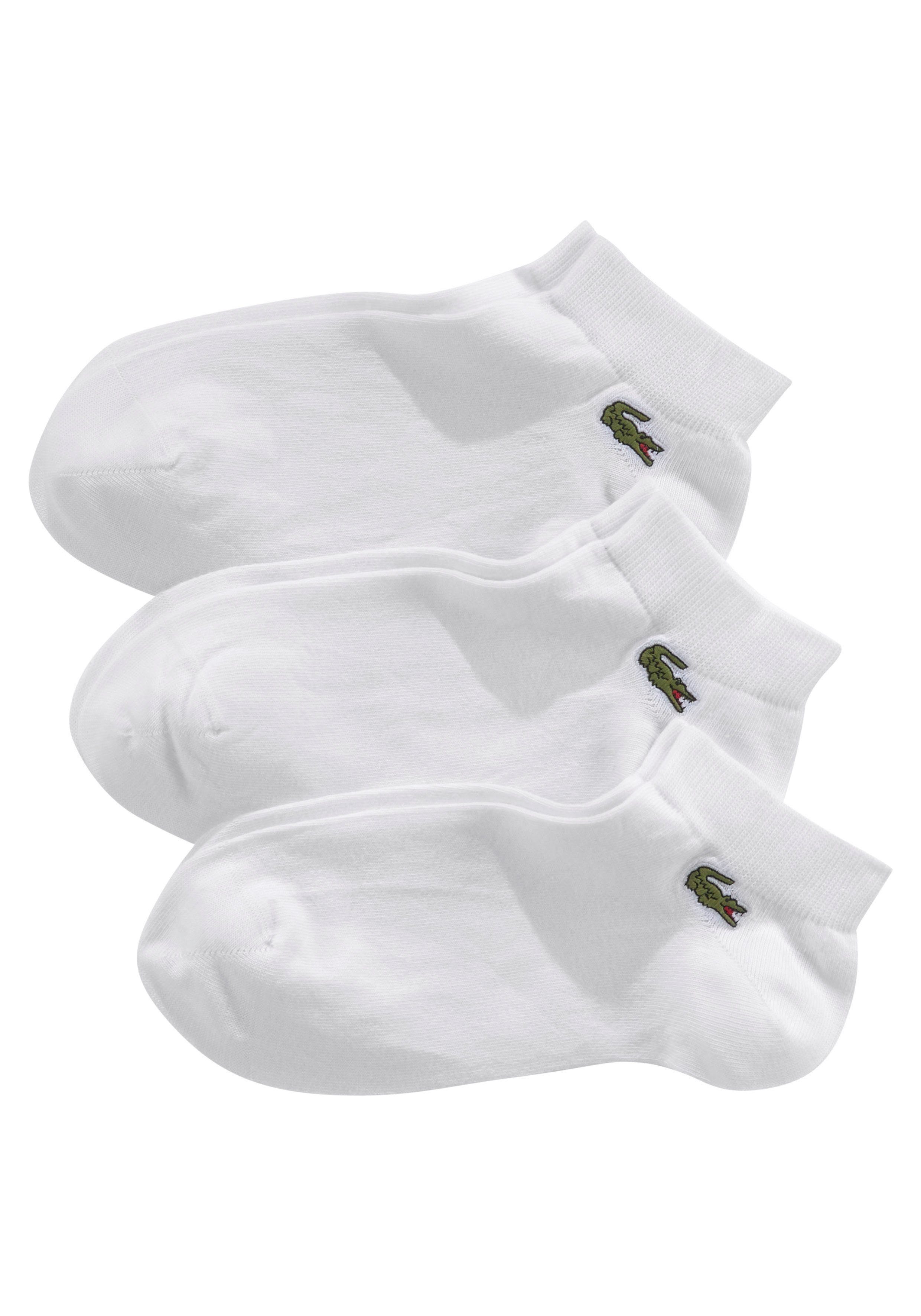 Lacoste Sneakersocken (Packung, 3-Paar) mit verstärktem Zehen- u. Fersenbereich