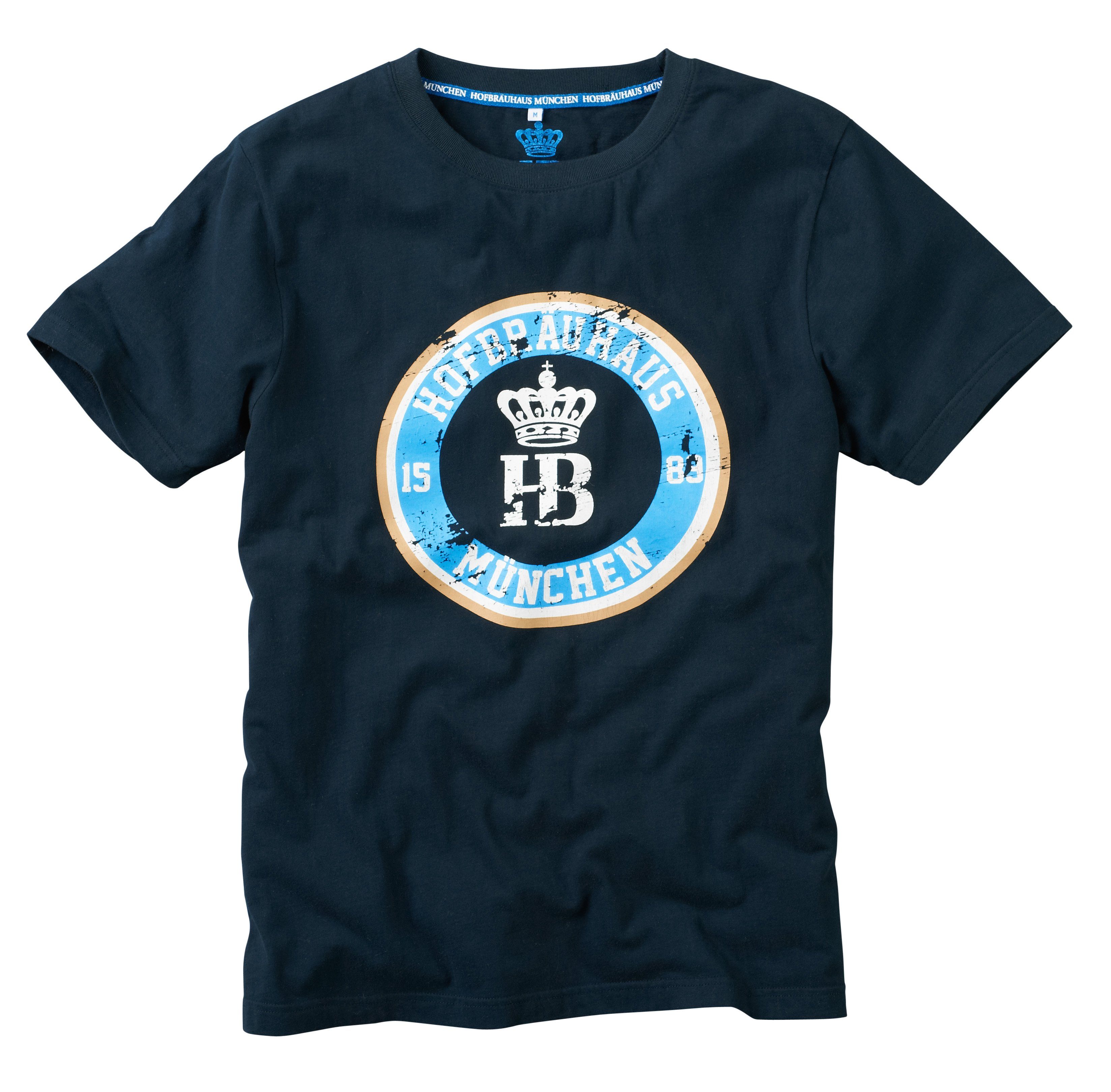Hofbräuhaus München T-Shirt Herren "Vintage" aus 100 % Baumwolle