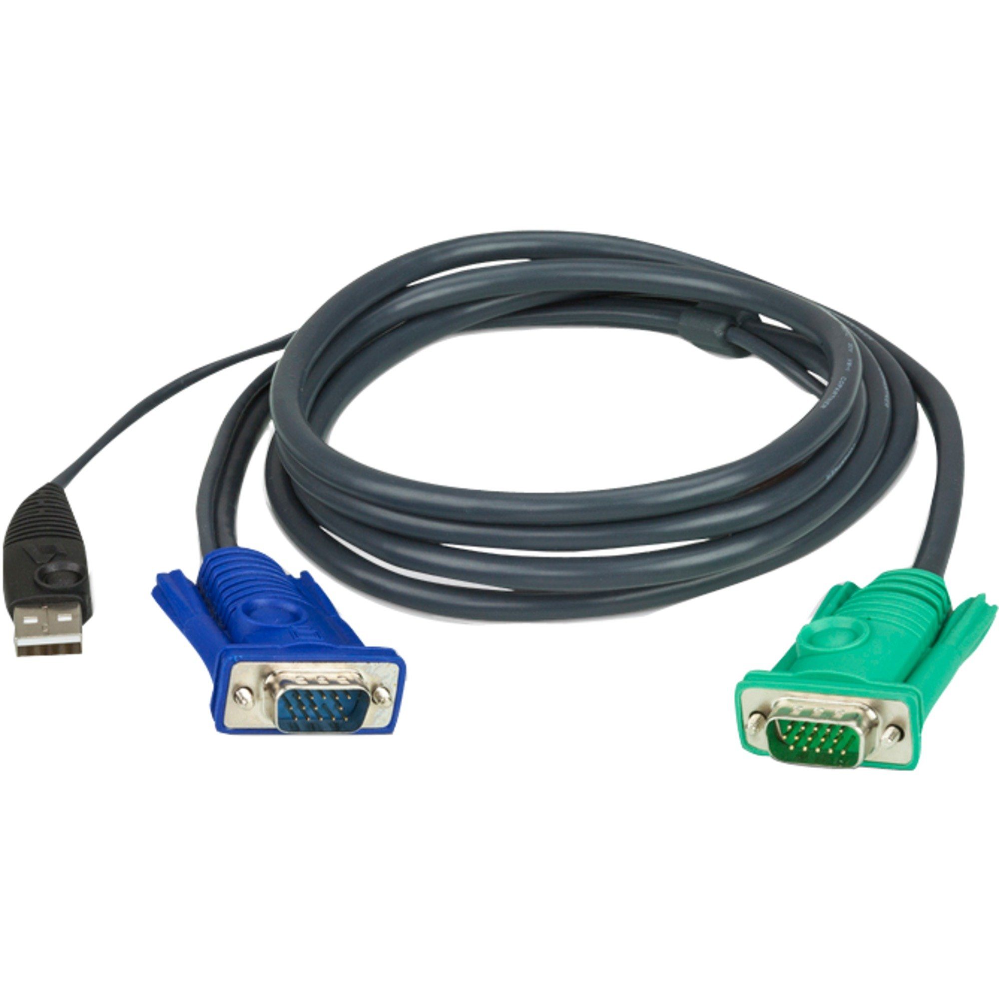 Aten USB-KVM-Kabel Meter) (1,8 Computer-Kabel ATEN 2L-5202U,