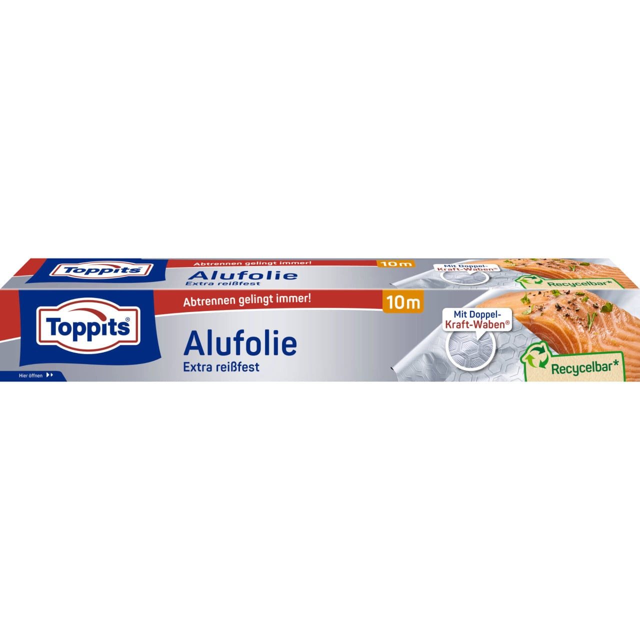 Toppits Folienrollen Toppits Alufolie Kraft 10 m, 29,5 cm Breit