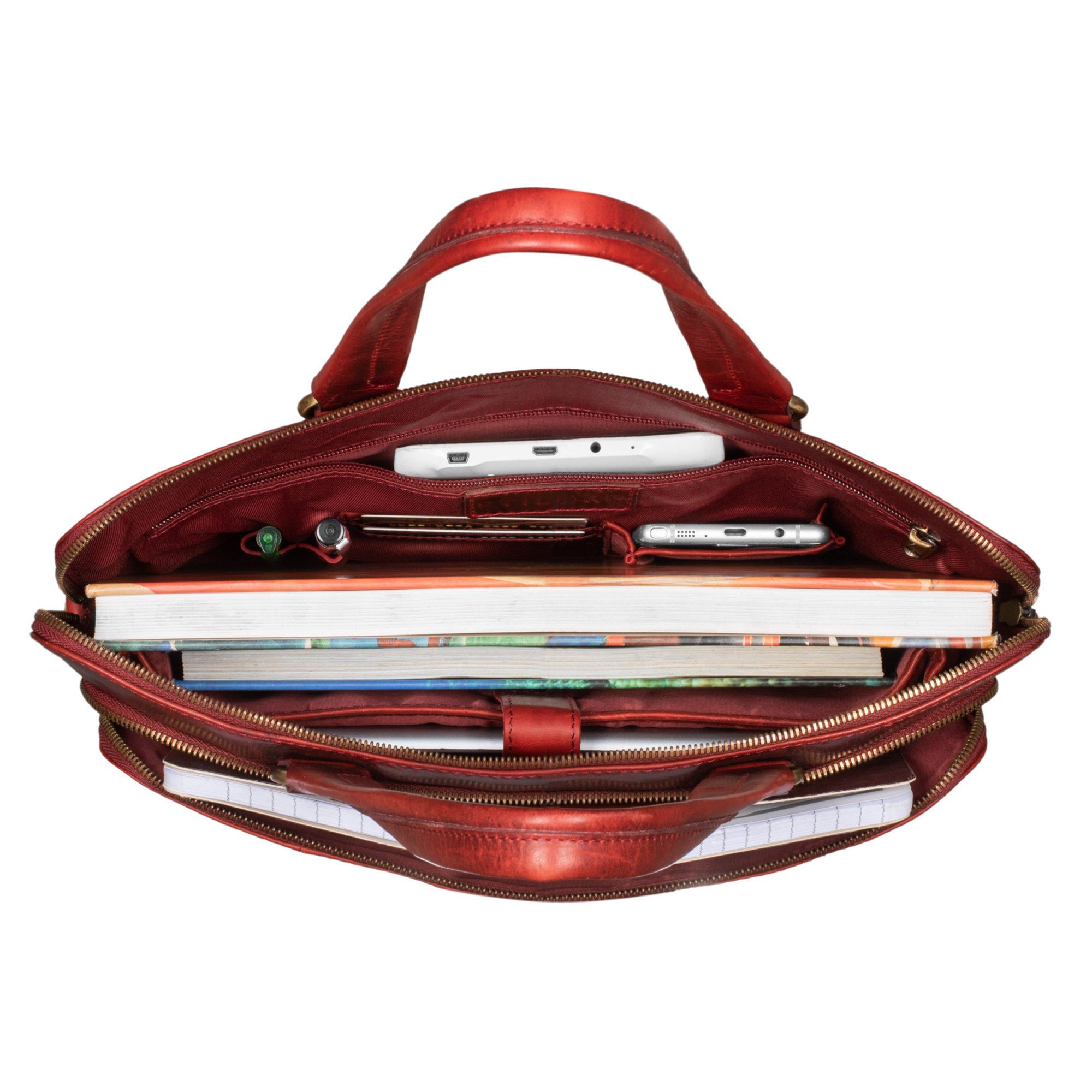 STILORD Handtasche "Lory" Aktentasche Damen Leder