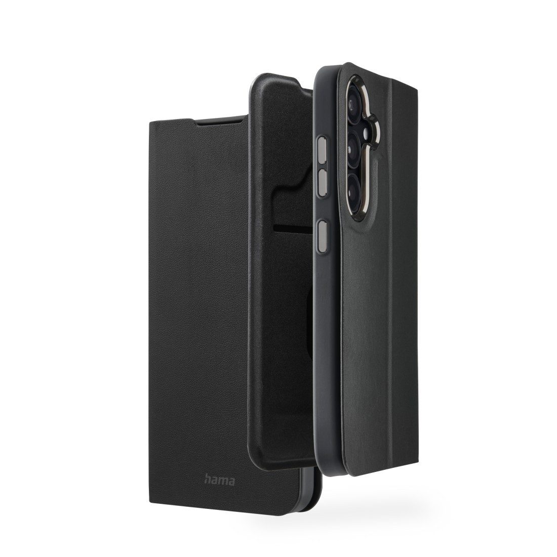 Hama Smartphone-Hülle Handytasche "Eco Premium" für Samsung Galaxy S25, Schwarz, aus mindestens 20% recycelten Materialien