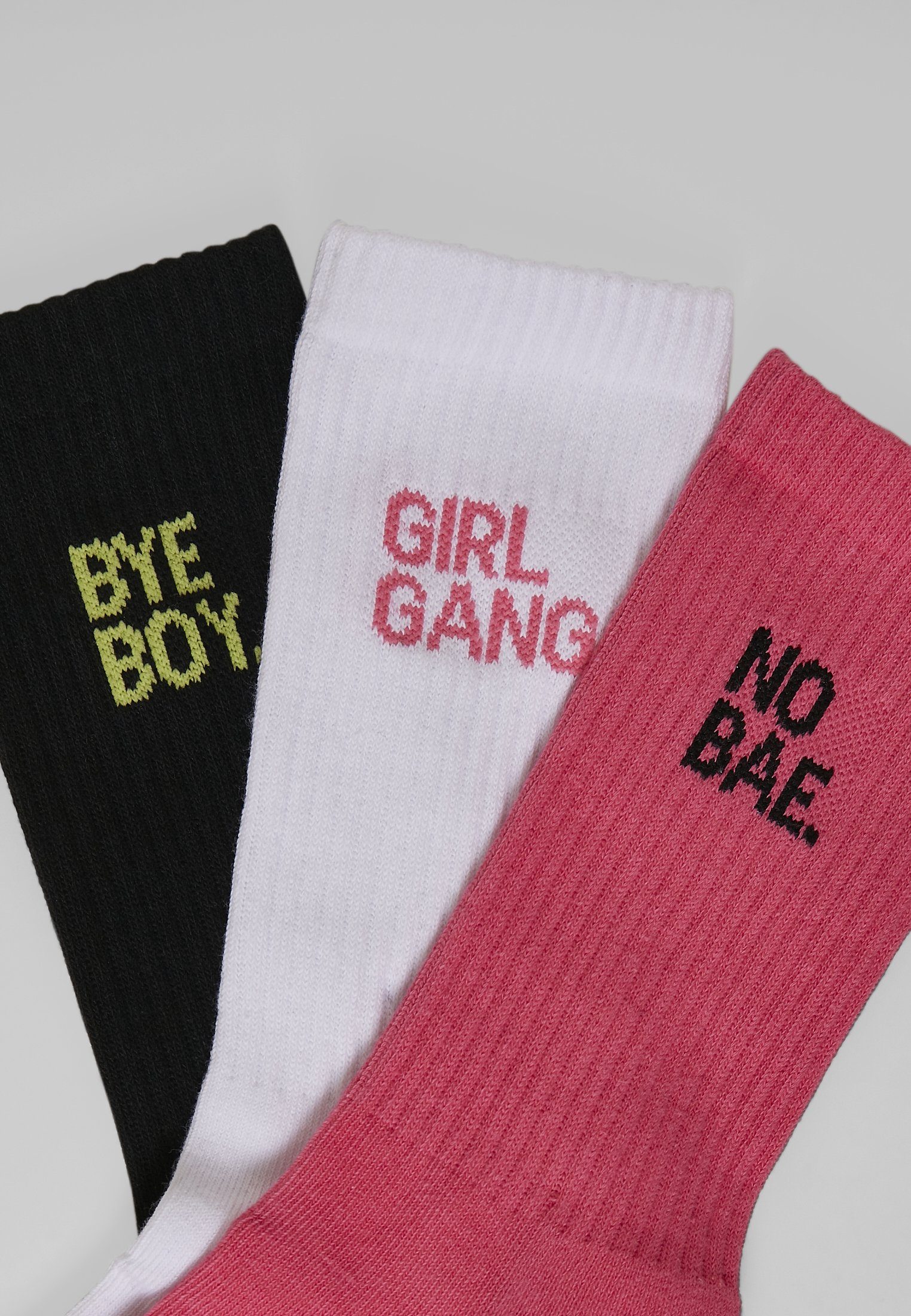 Girl Gang Freizeitsocken Accessoires Socks URBAN 3-Pack (1-Paar) CLASSICS