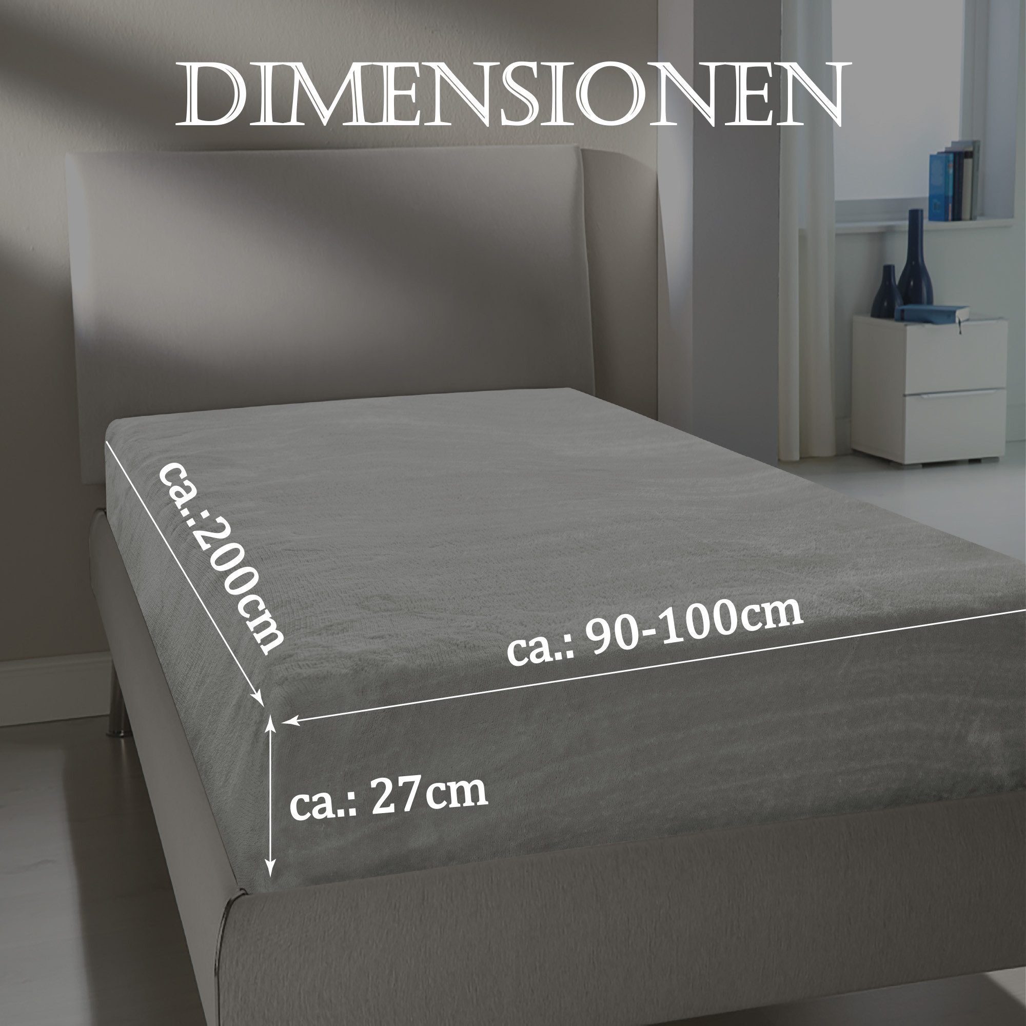 Bestlivings Spannbettlaken Wolkenschloss - Cashmere Touch, Gummizug: rundum günstig online kaufen