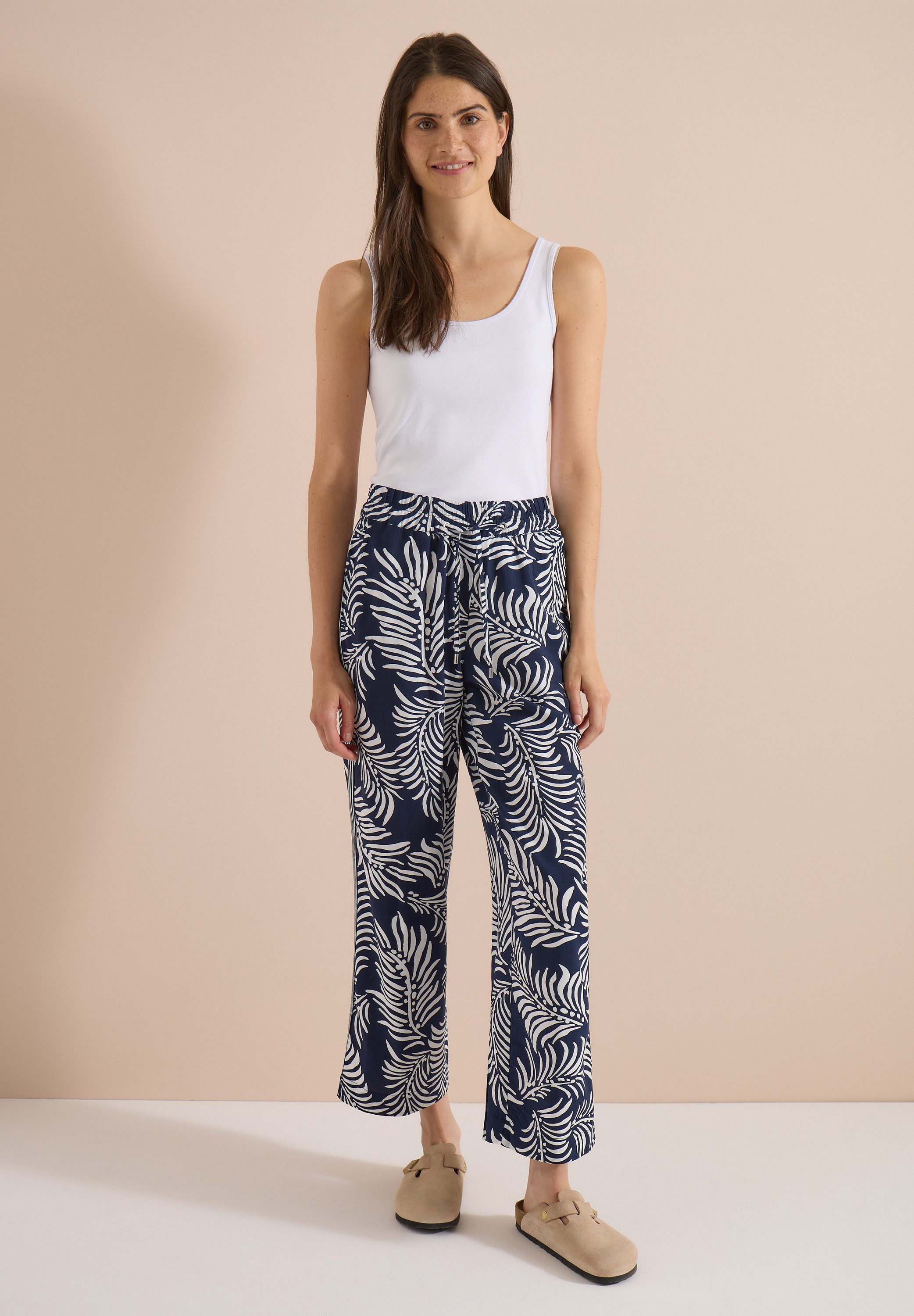CECIL Stoffhose High Waist