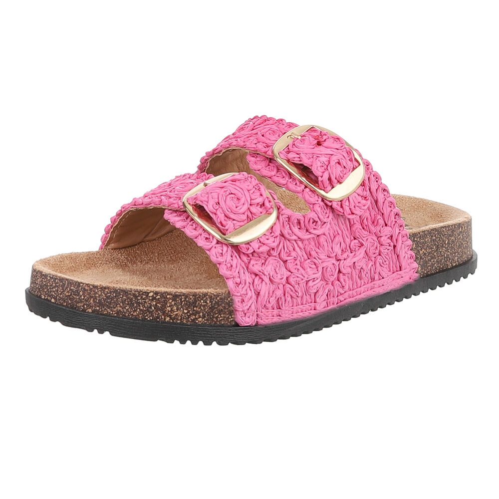 Ital-Design Stylische Damen Sandalen mit Doppelschnalle für den Sommer Pant günstig online kaufen