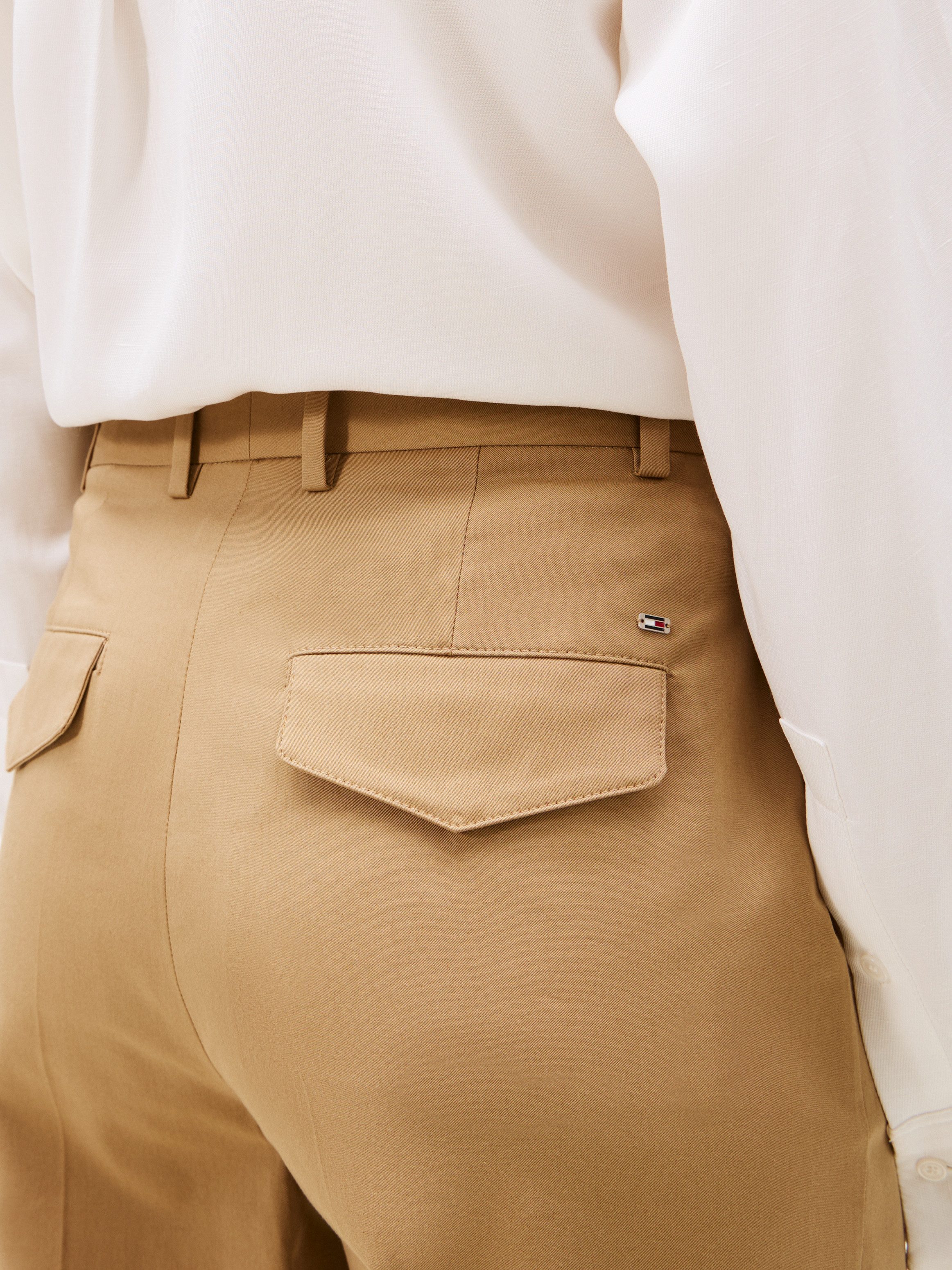 Tommy Hilfiger Anzughose COTTON WIDE LEG PANT günstig online kaufen