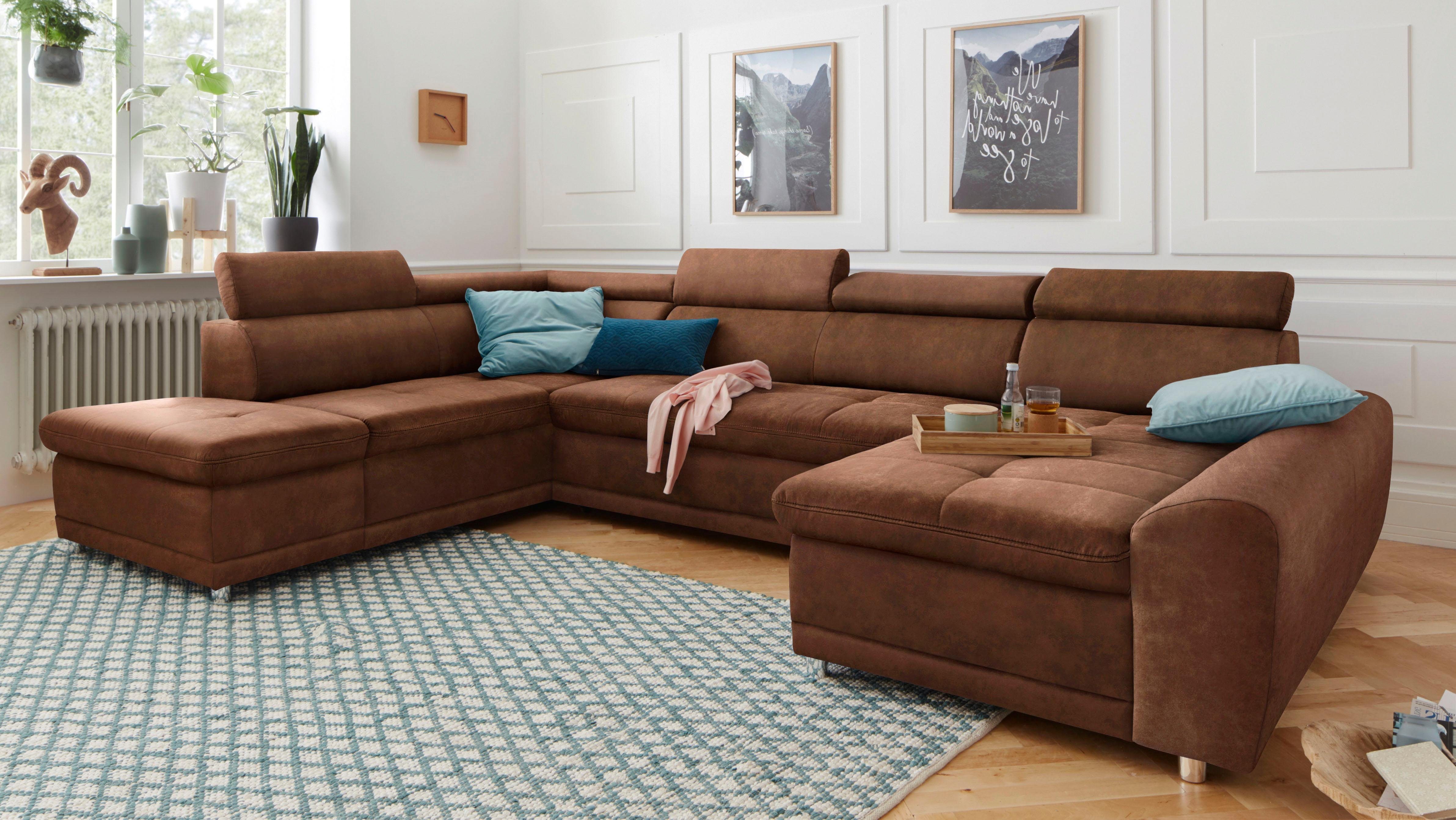 sit&more Wohnlandschaft Riva U-Form, wahlweise mit günstig online kaufen