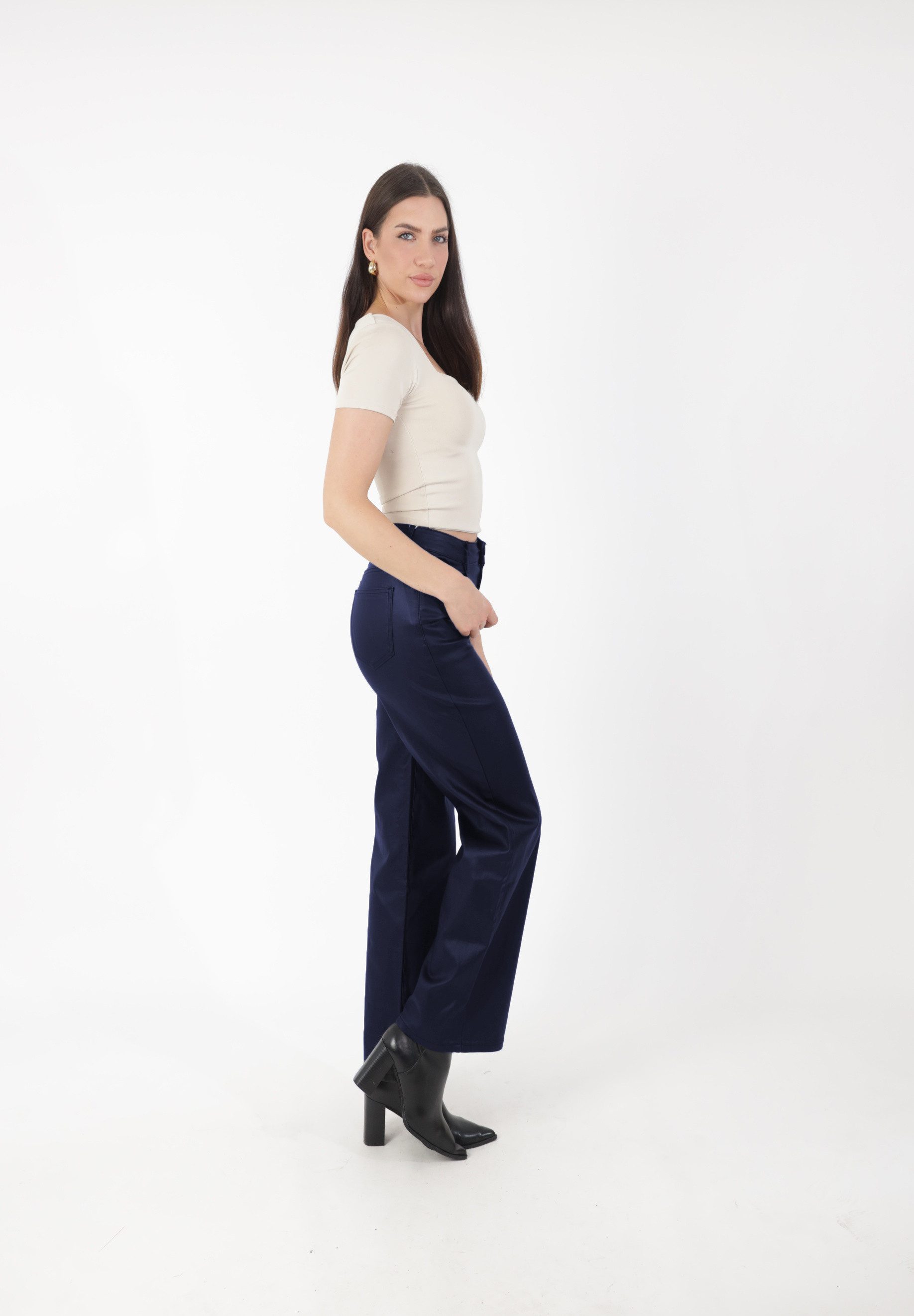 Elara Straight-Jeans Straight-Hose