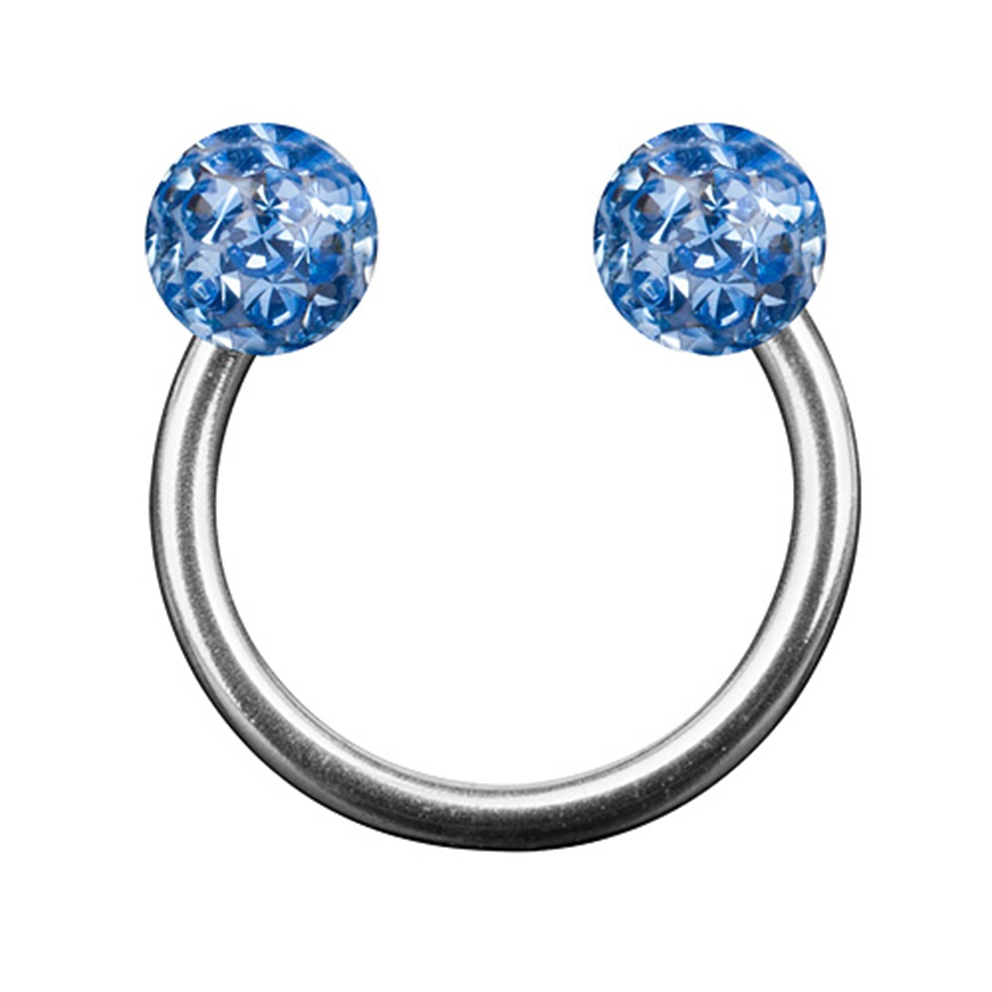TAFFSTYLE Piercing Hufeisen – Chirurgenstahl, Verschiedene Größen, Silber