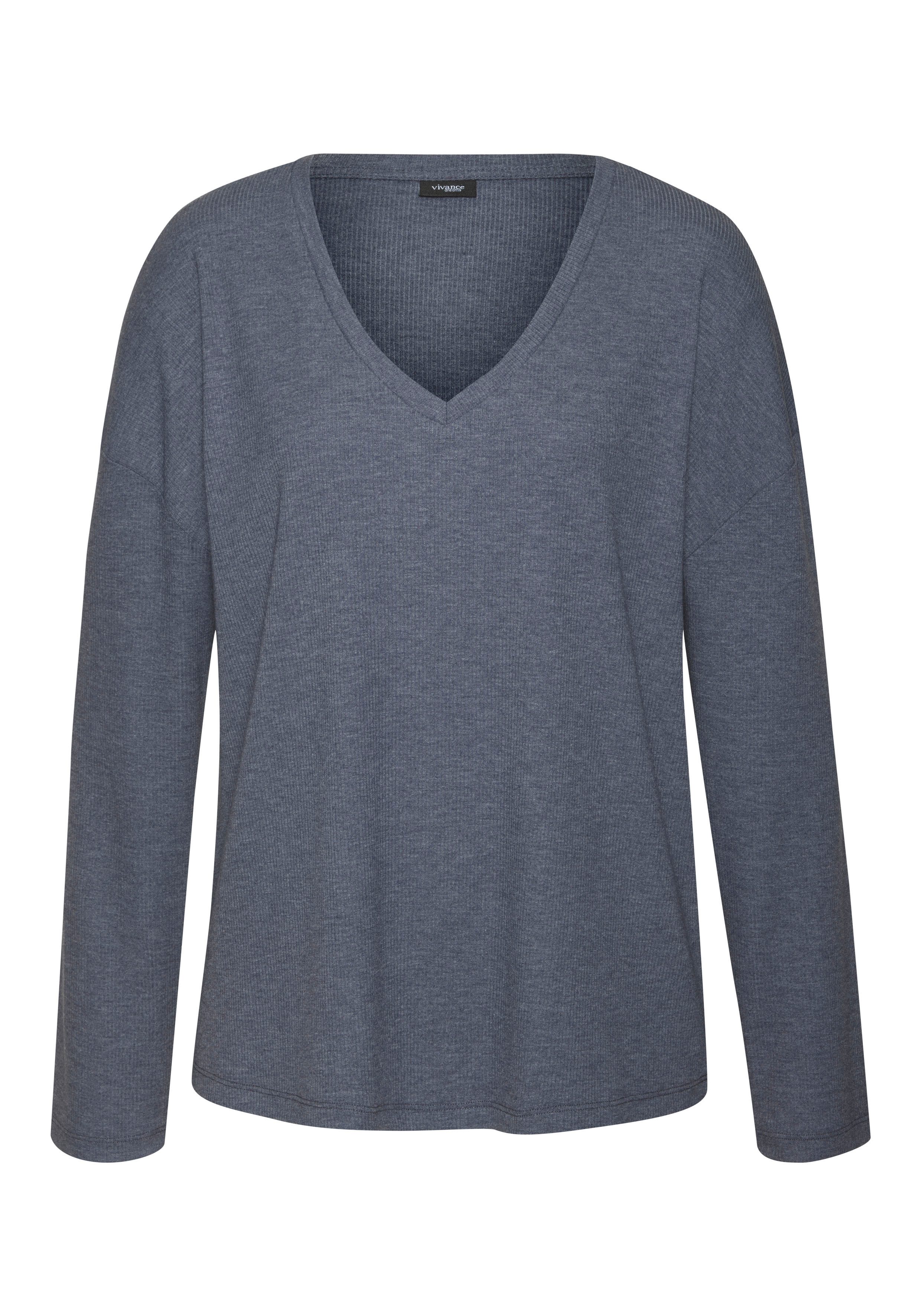 Vivance Dreams Langarmshirt in weicher Rippqualität. € 22,99