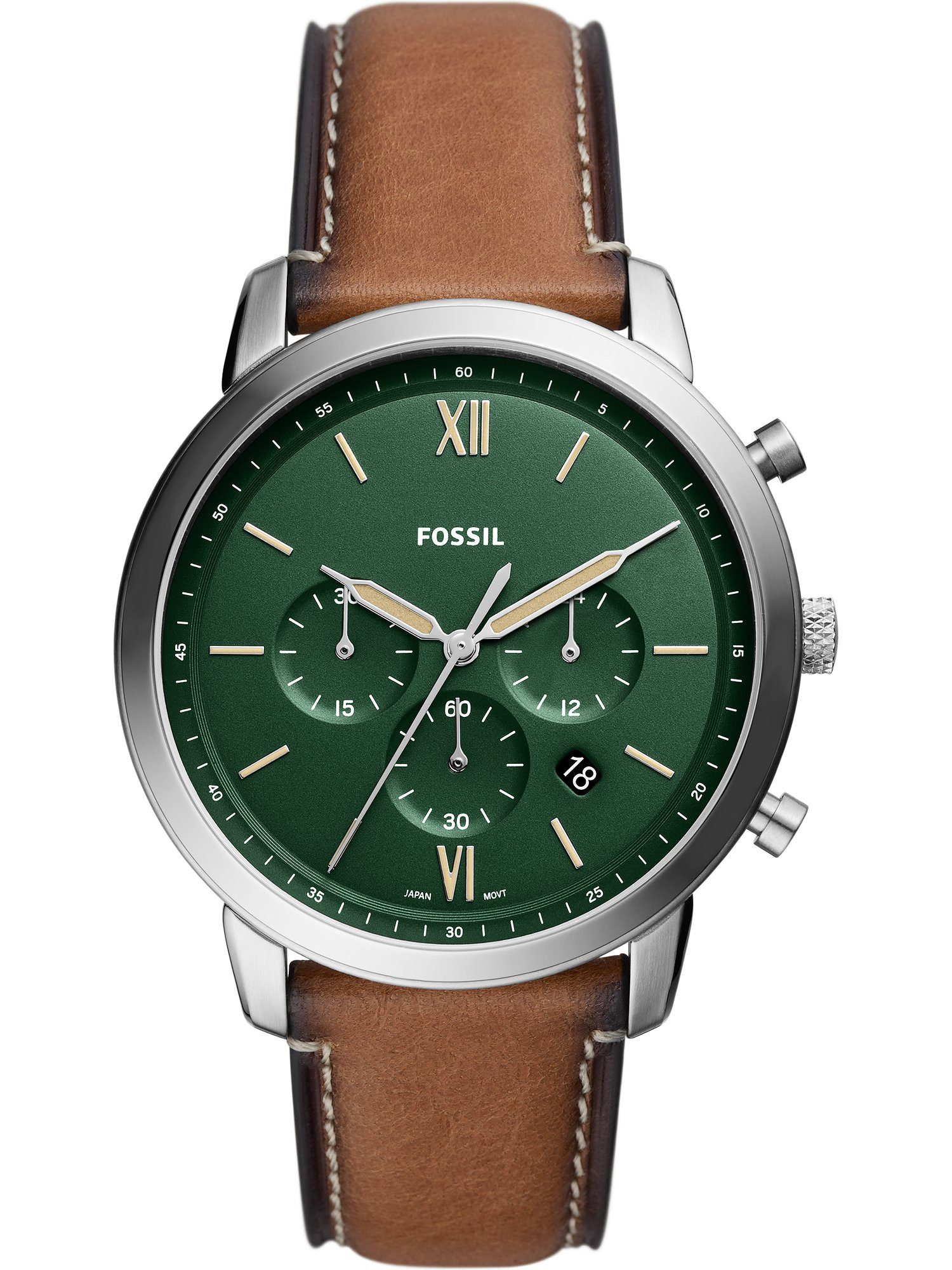 Fossil Chronograph Fossil Herren-Uhren Analog Quarz günstig online kaufen
