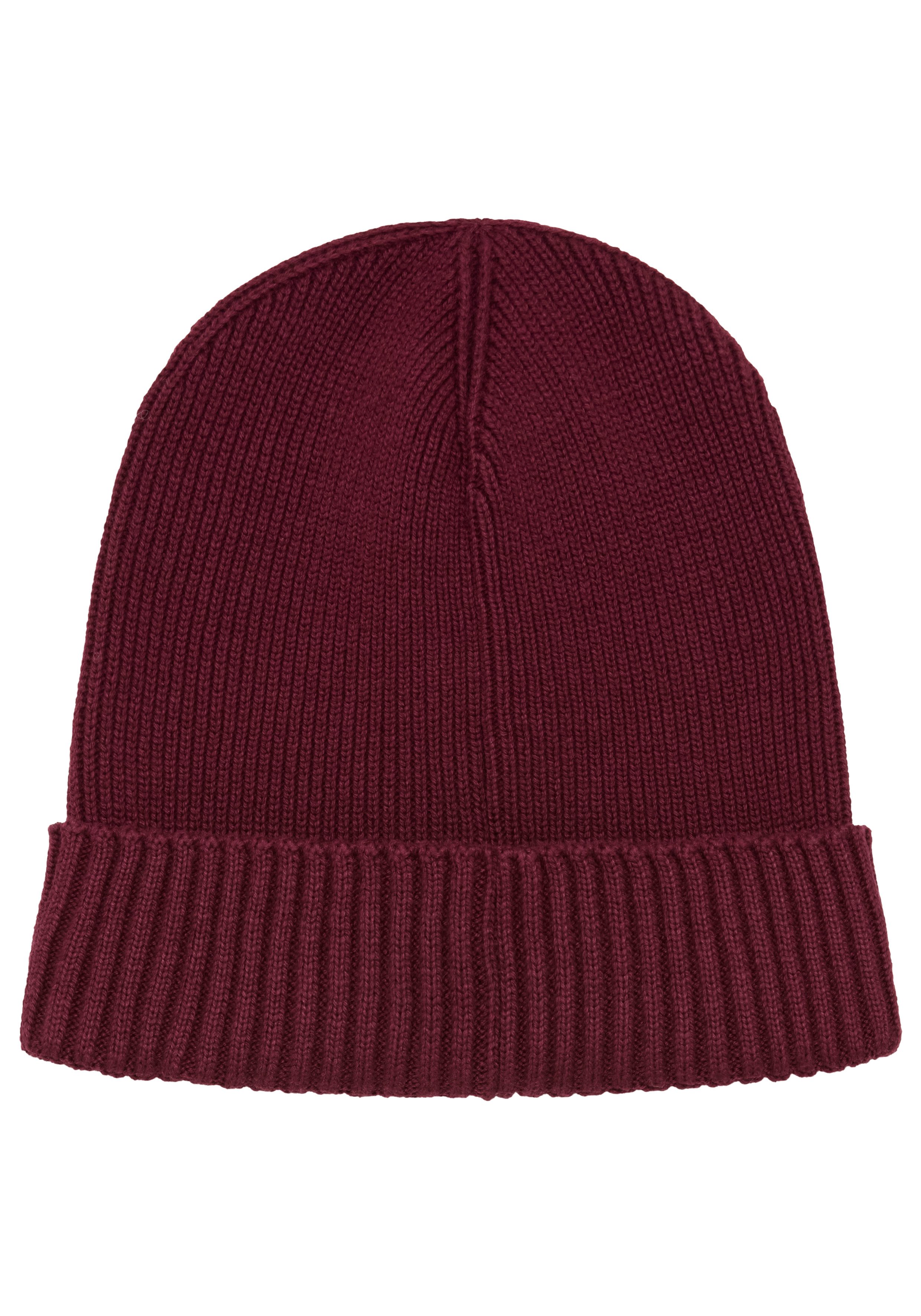 BOSS GREEN Beanie Asic Beanie aus Rippenstrick