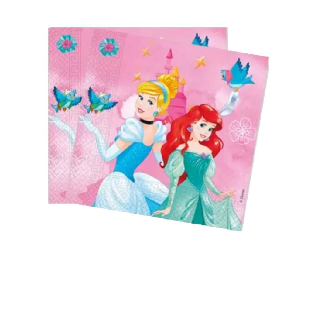 Disney Kindergeschirr-Set Disney Prinzessinnen Geburtstag Deko Set 36tlg.Partyset (36-tlg), 8 Personen