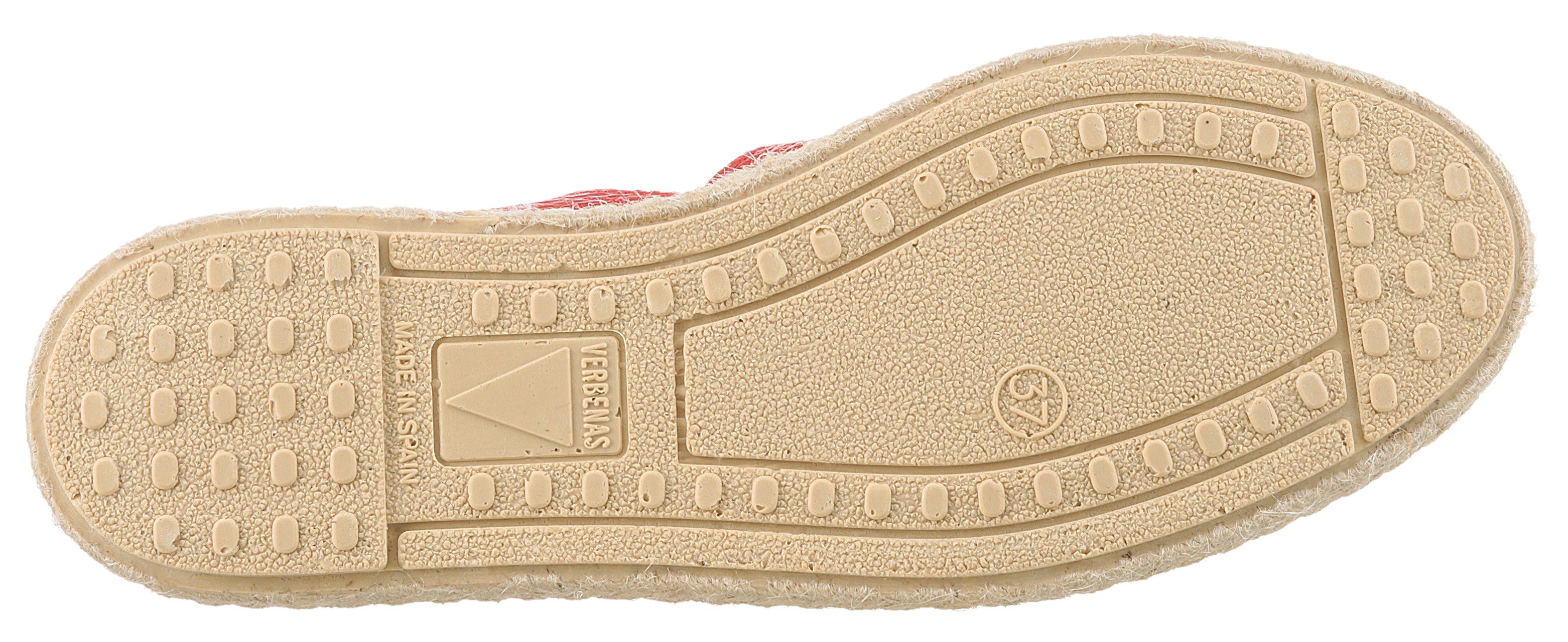 VERBENAS Carmen Nucleo Espadrille, Sommerschuh, Schlupfschuh, Slipper, Loafer zum Schlupfen