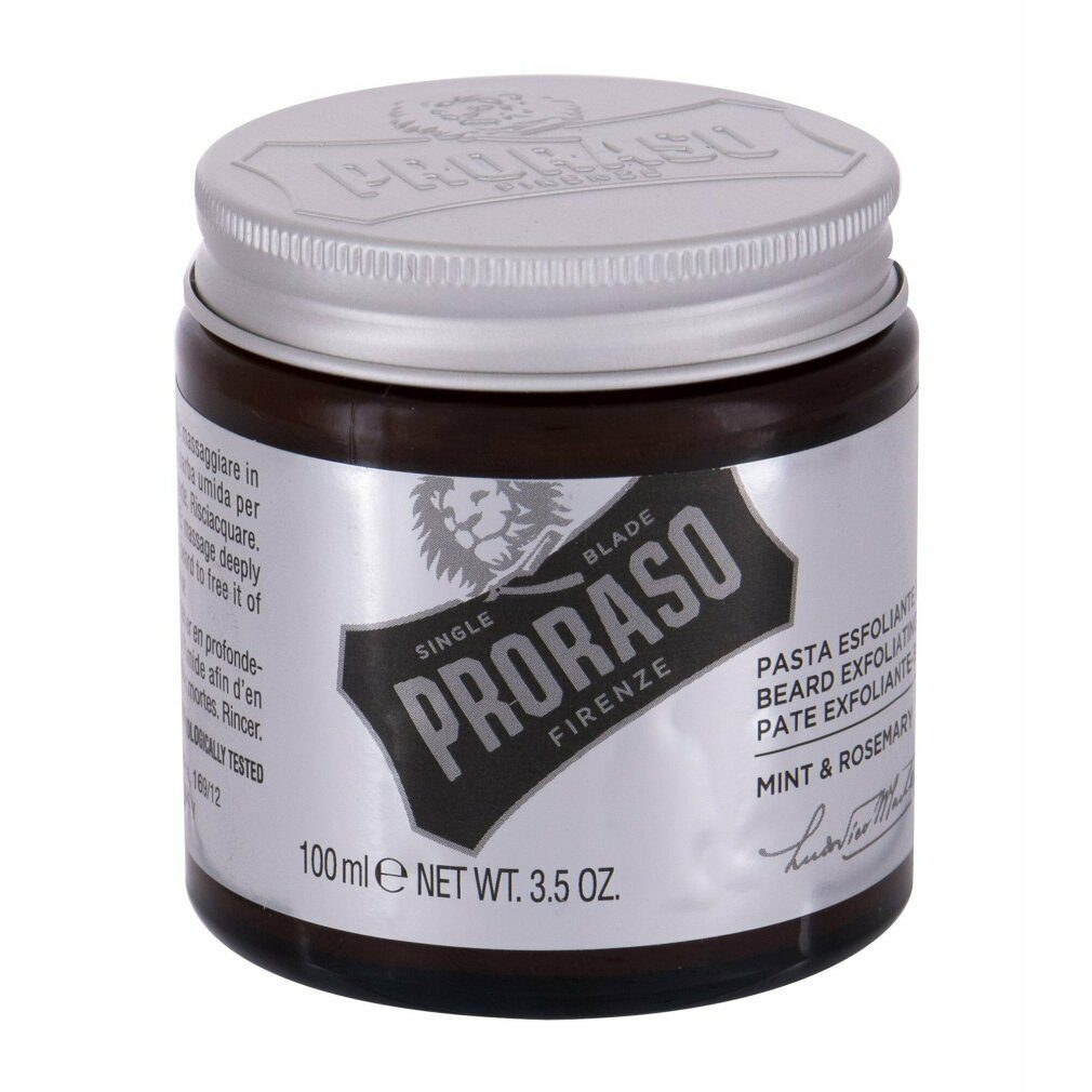 PRORASO Rasieröl PROFESIONAL pasta para exfoliar barba 100 ml