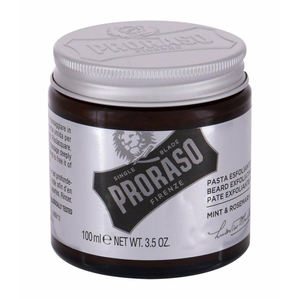 PRORASO 100 barba pasta ml Rasieröl exfoliar PROFESIONAL para