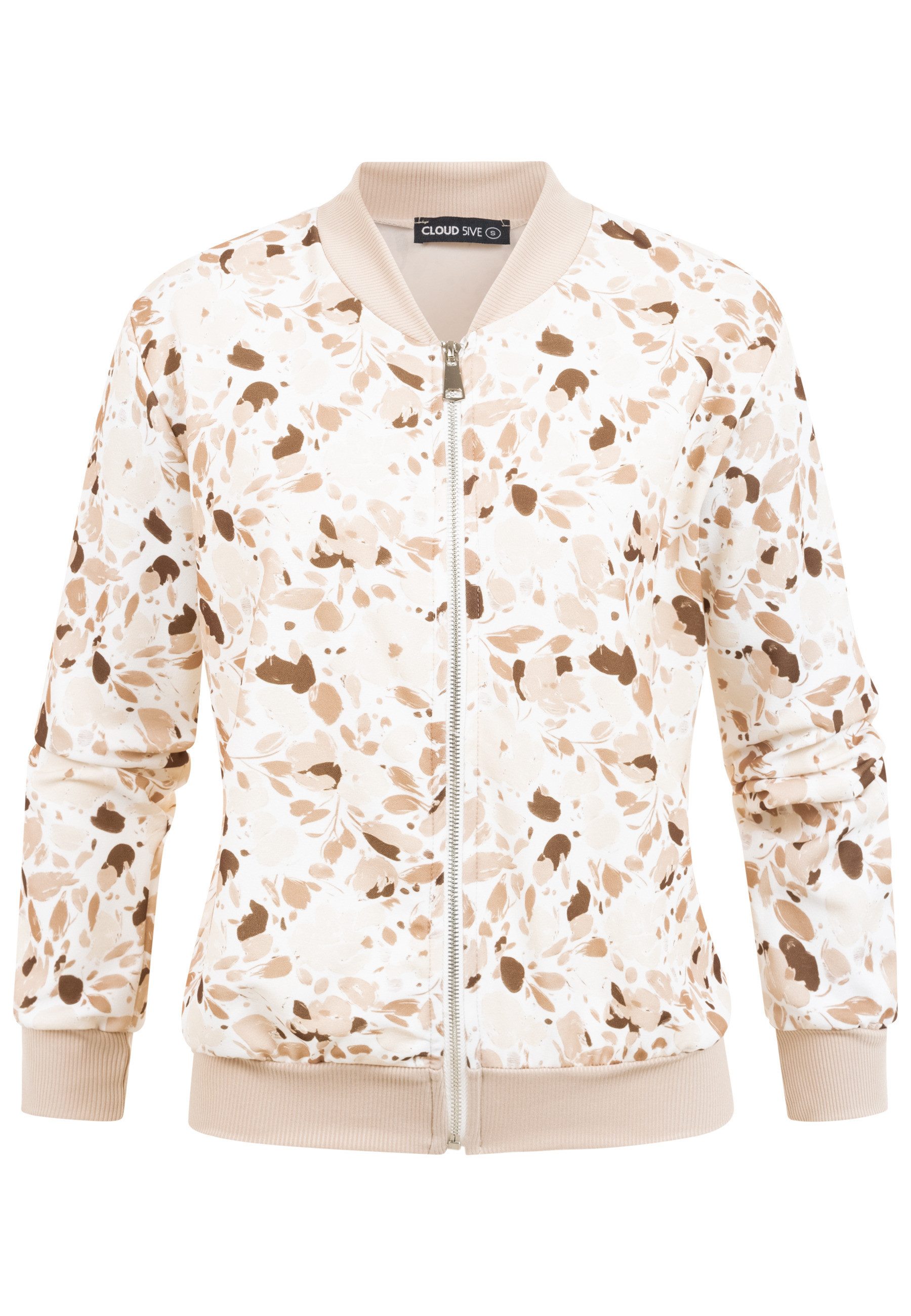 CLOUD 5IVE Bomberjacke CLOUD 5IVE Bomber Blouson Jacket Flowers (1-St)