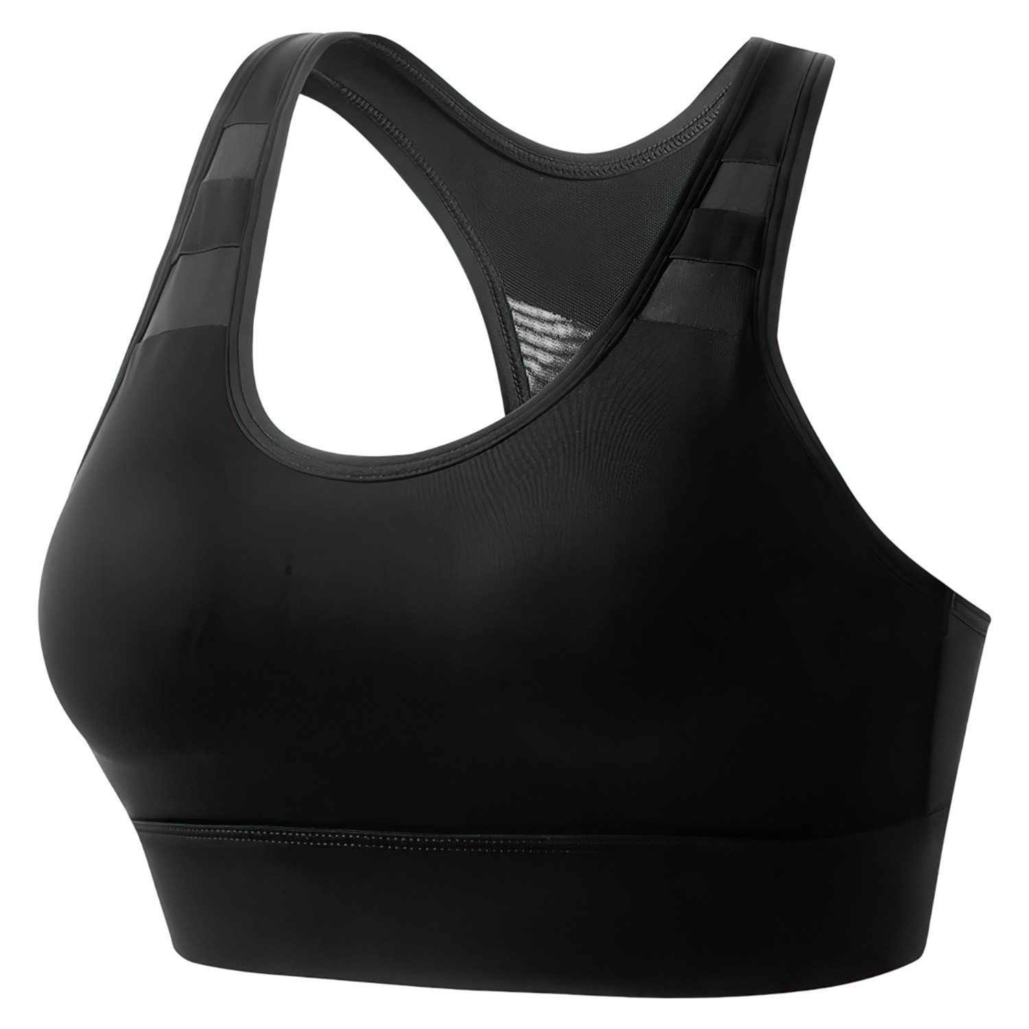 Refttenw Sport-BH Shock Absorber Sport BH Damen Ohne Bügel Push Up Bra Sport Bustier Racerback Sport BH Damen Starker Halt Joggen Fitness Training Yoga