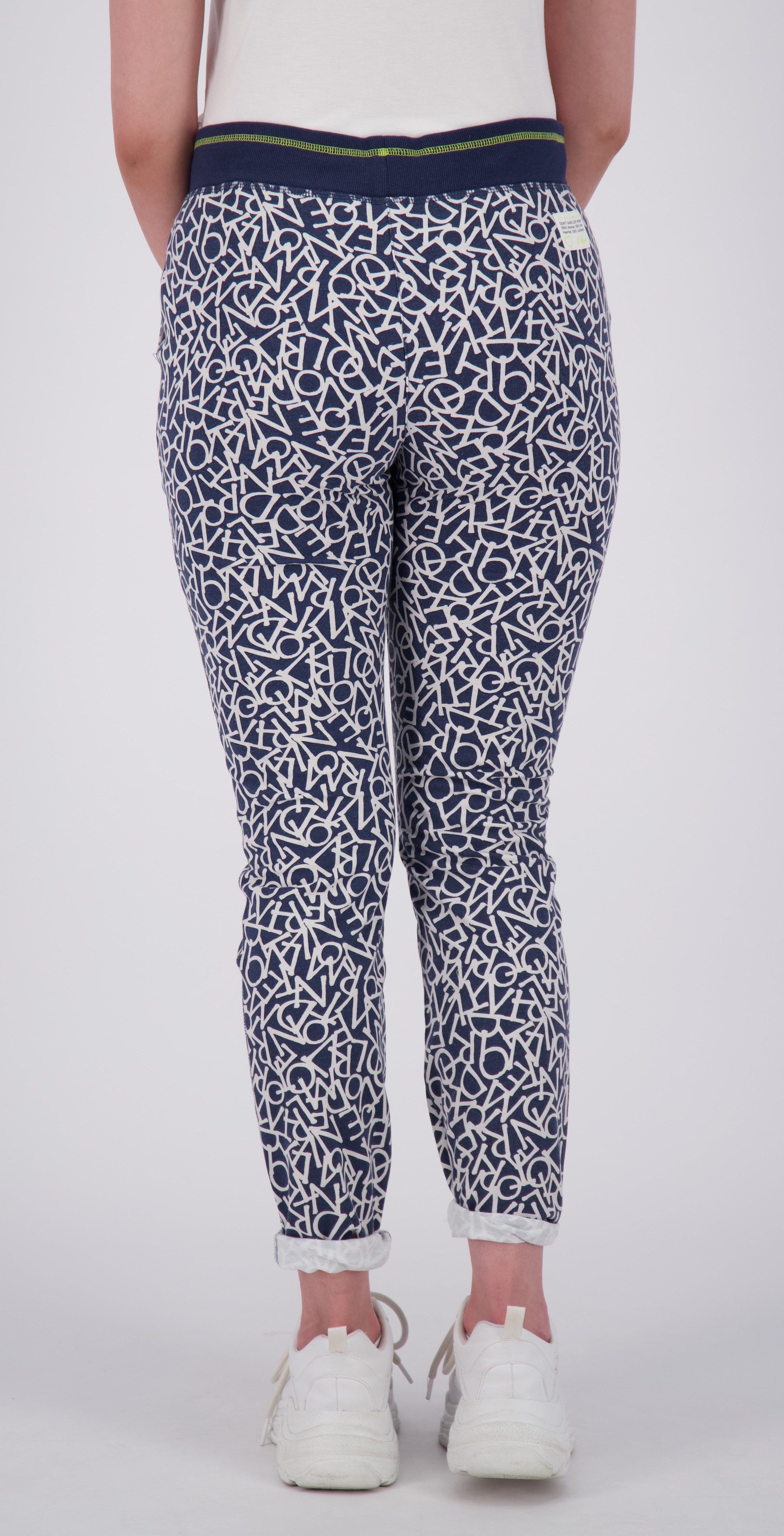LPO Sweathose ADA WOMEN elastischer Bund, Kordelzug, Allover Print