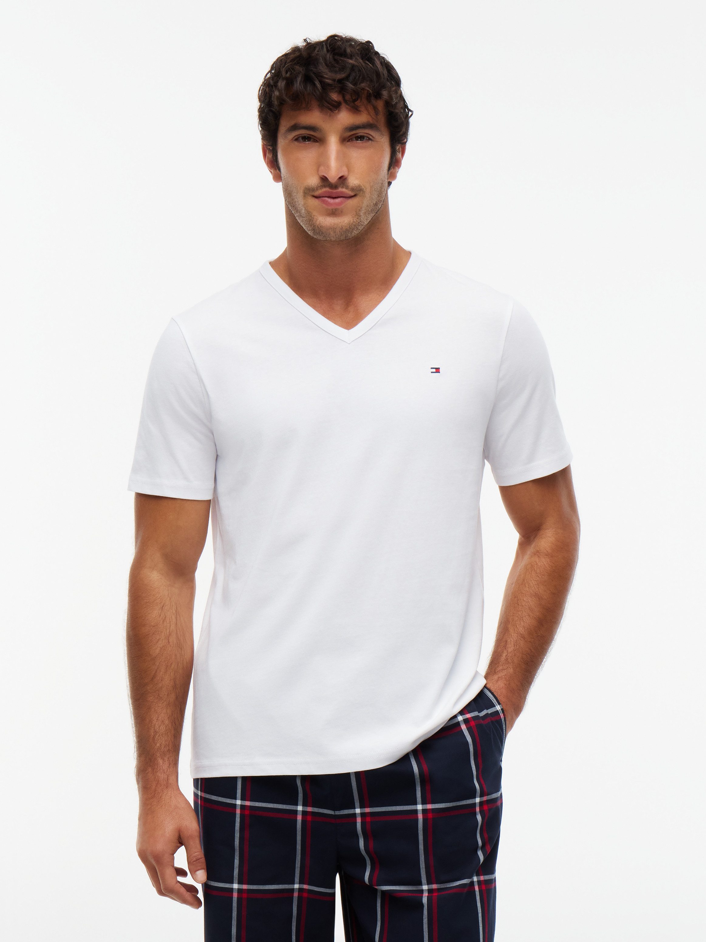Tommy Hilfiger Underwear T-Shirt Regular fit mit V-Ausschnitt – Bild 2 von 5