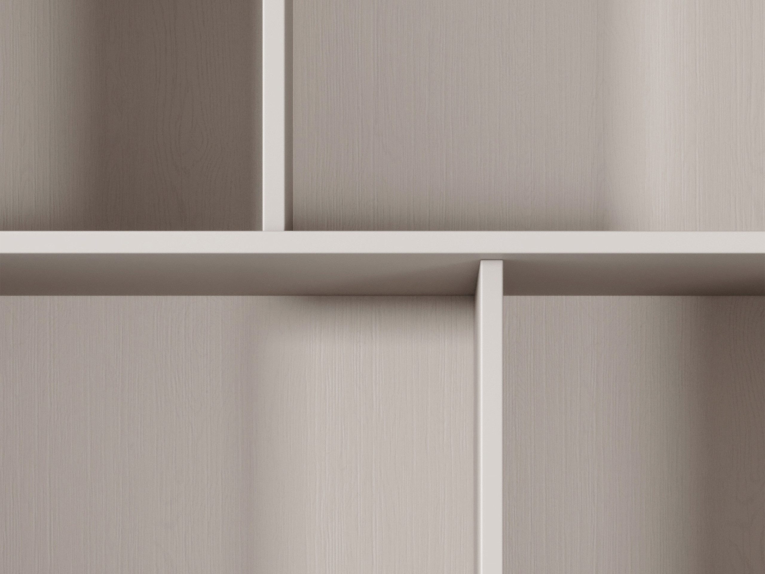 MIRJAN24 Wohnzimmer-Set Lante II, (3er-Set, Regal, TV-Lowboard, Kommode), Metallfüße und Aluminiumgriffe