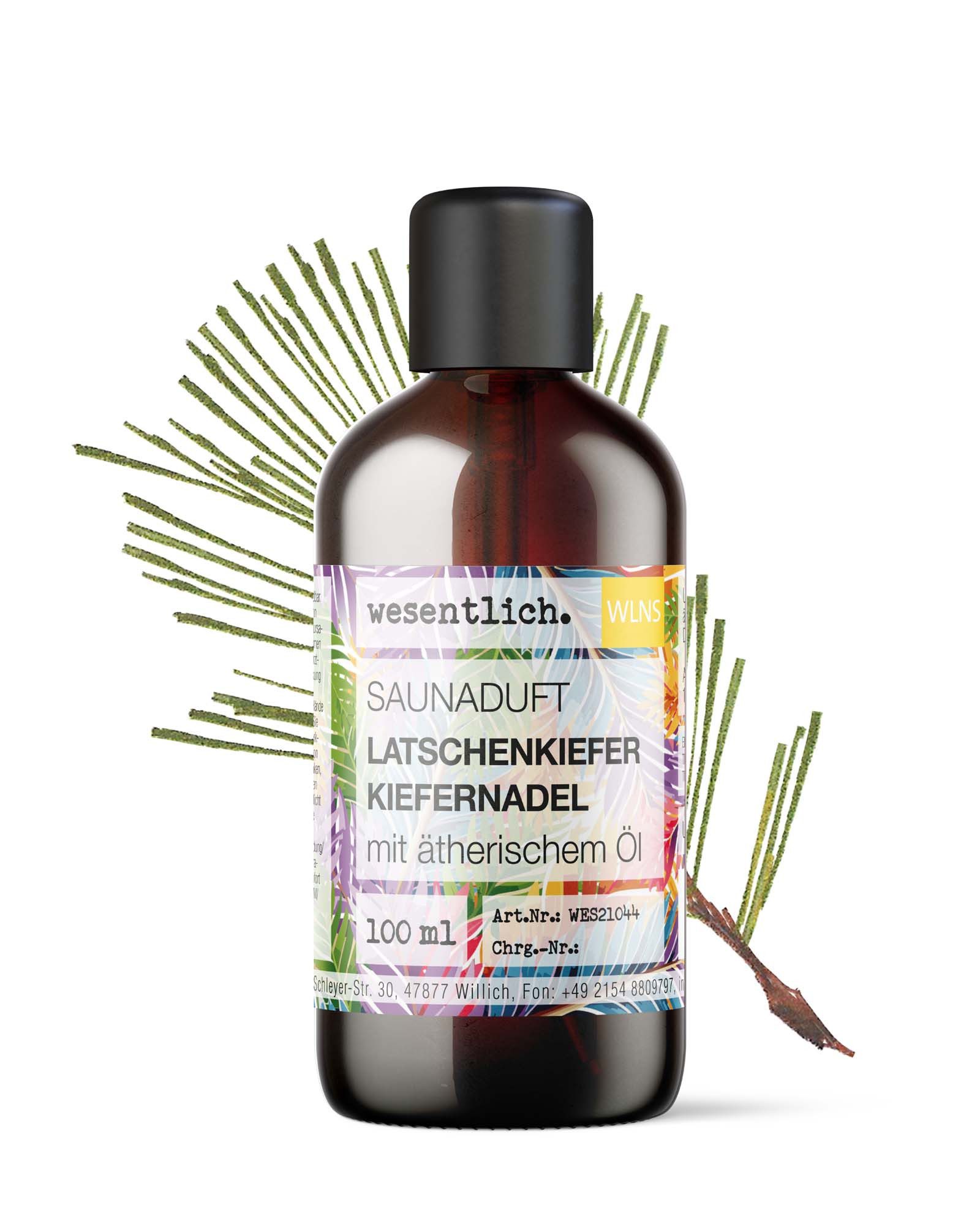 wesentlich. Sauna-Aufgussset Saunaduft Latschenkiefer-Kiefernadel 100ml mit naturreinen ätherischen Ölen