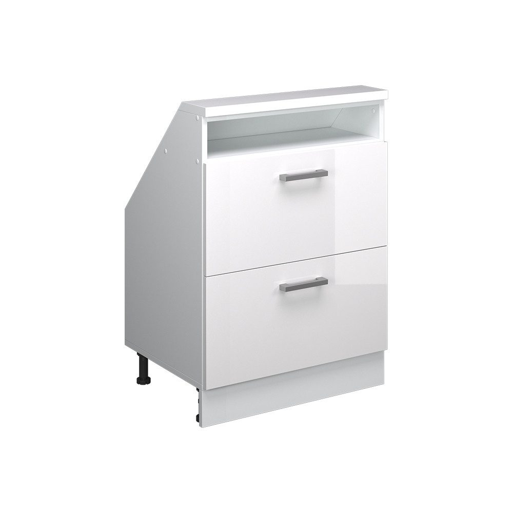 Vicco Unterschrank R-Line, Weiß Hochglanz/Weiß, 60 günstig online kaufen