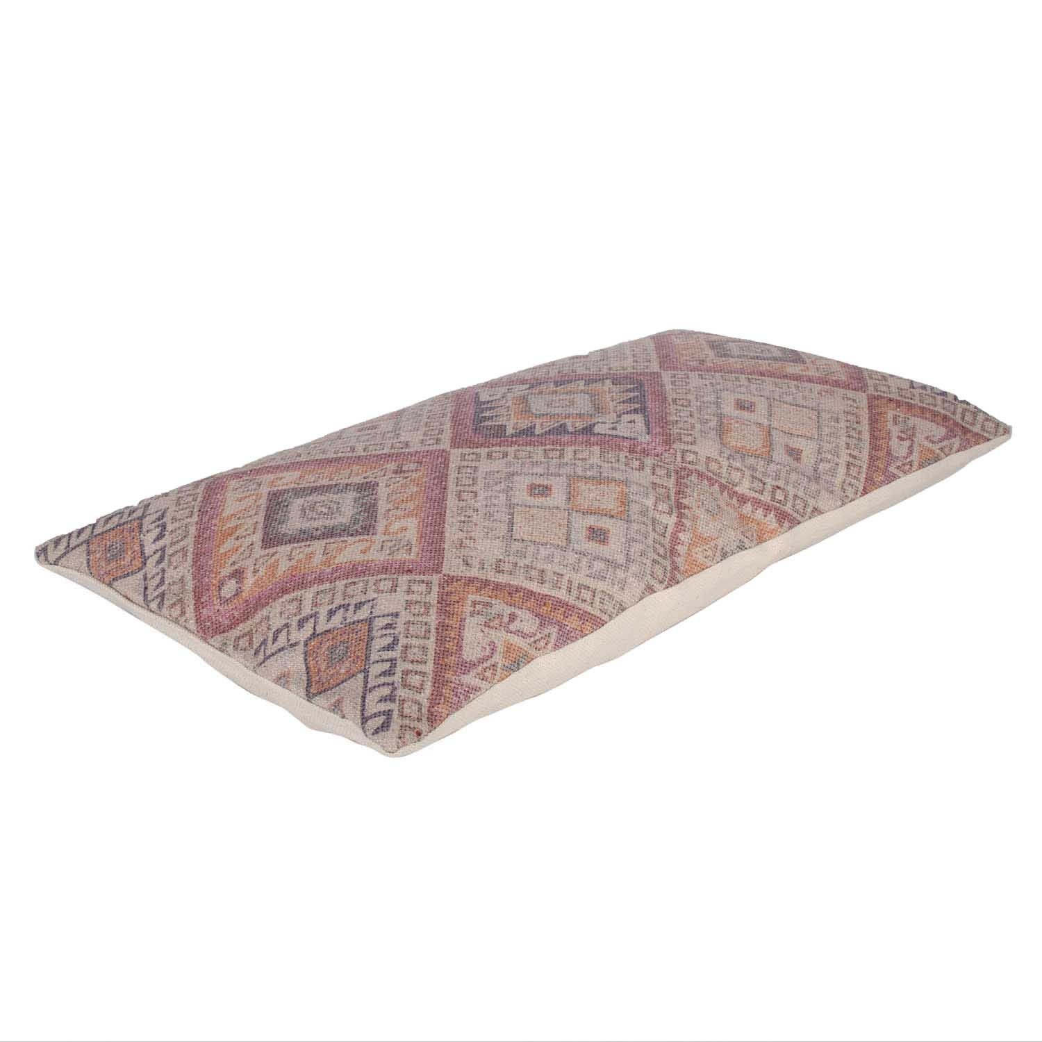 Casa Moro Dekokissen Orientalisches Ethno-Kissen Mala 60x30 cm (L/B) mit Füllung, Armlehnenkissen in Naturtönen