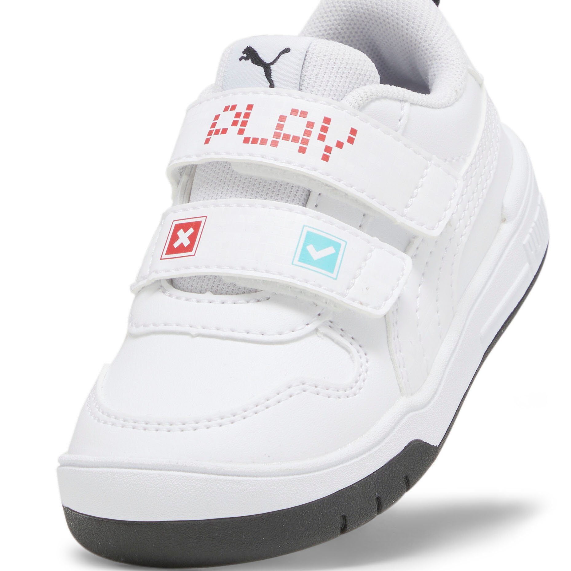 PUMA MULTIFLEX SL LET'S PUMA White-PUMA White-For Time PLAY Sneaker V All INF Red