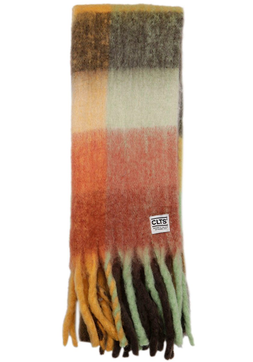 chillouts XXL-Schal Gero Scarf, mit dicken Fransen