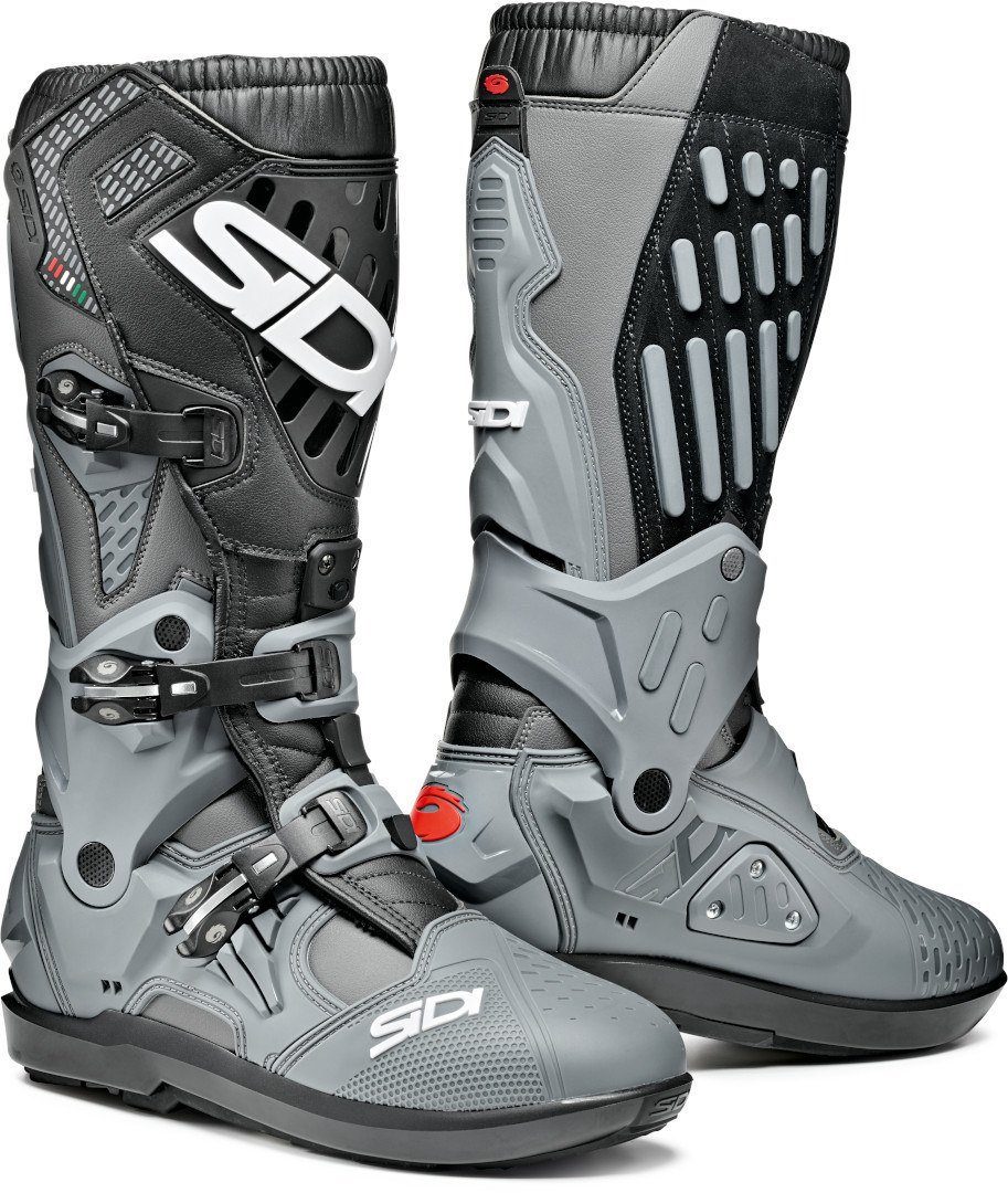 Sidi Atojo SRS Motocross Stiefel Motorradstiefel Grey/Black