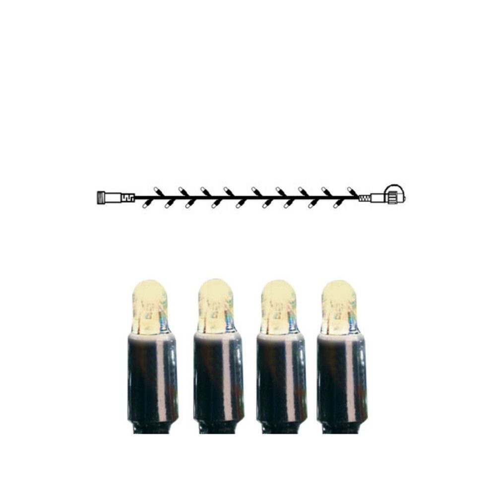 STAR TRADING Verlängerungskabel "Verlängerung" schwarz, warmweiß, 60lm, IP44 Verlängerungskabel